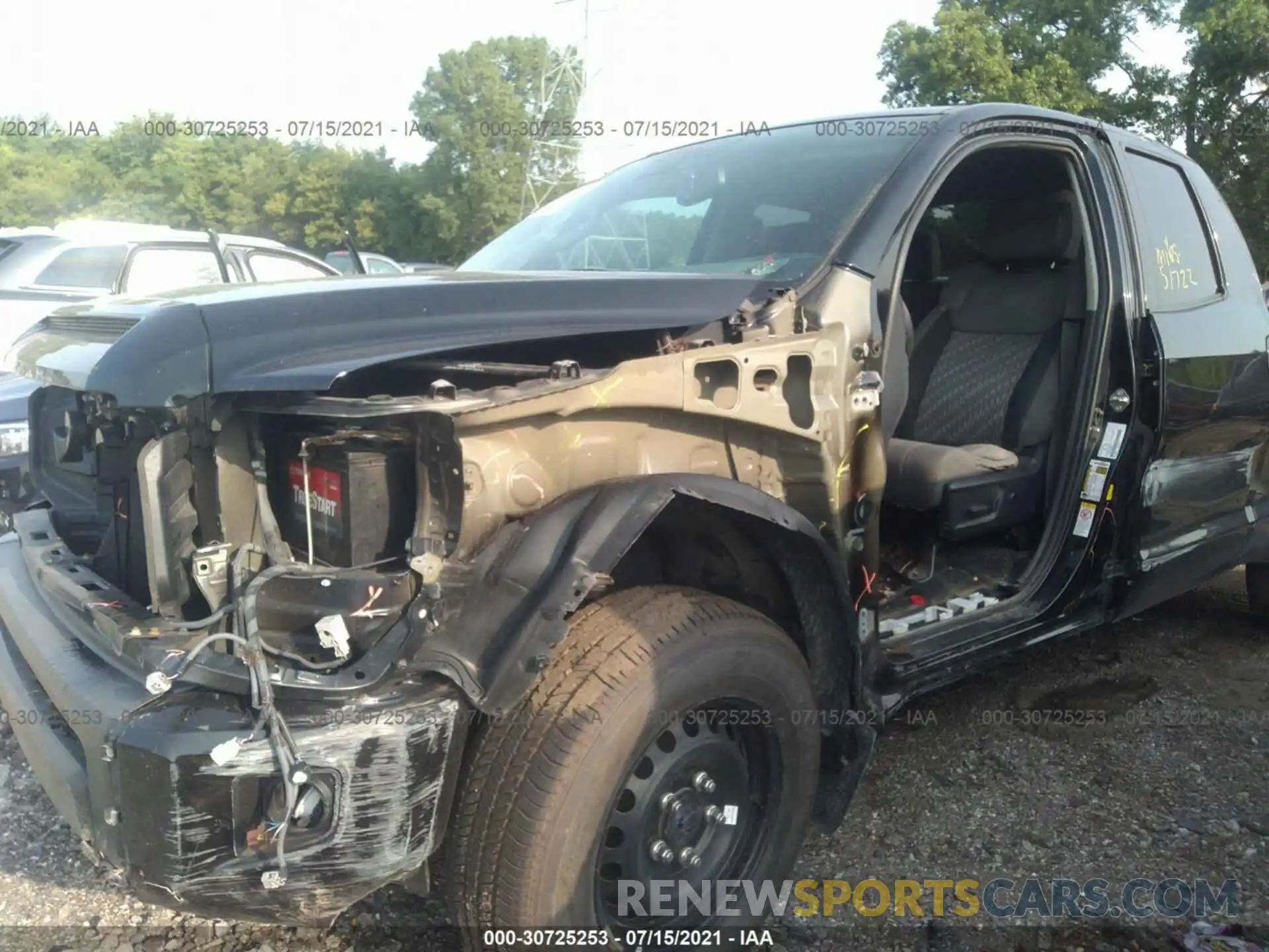 6 Photograph of a damaged car 5TFUW5F18KX807681 TOYOTA TUNDRA 4WD 2019