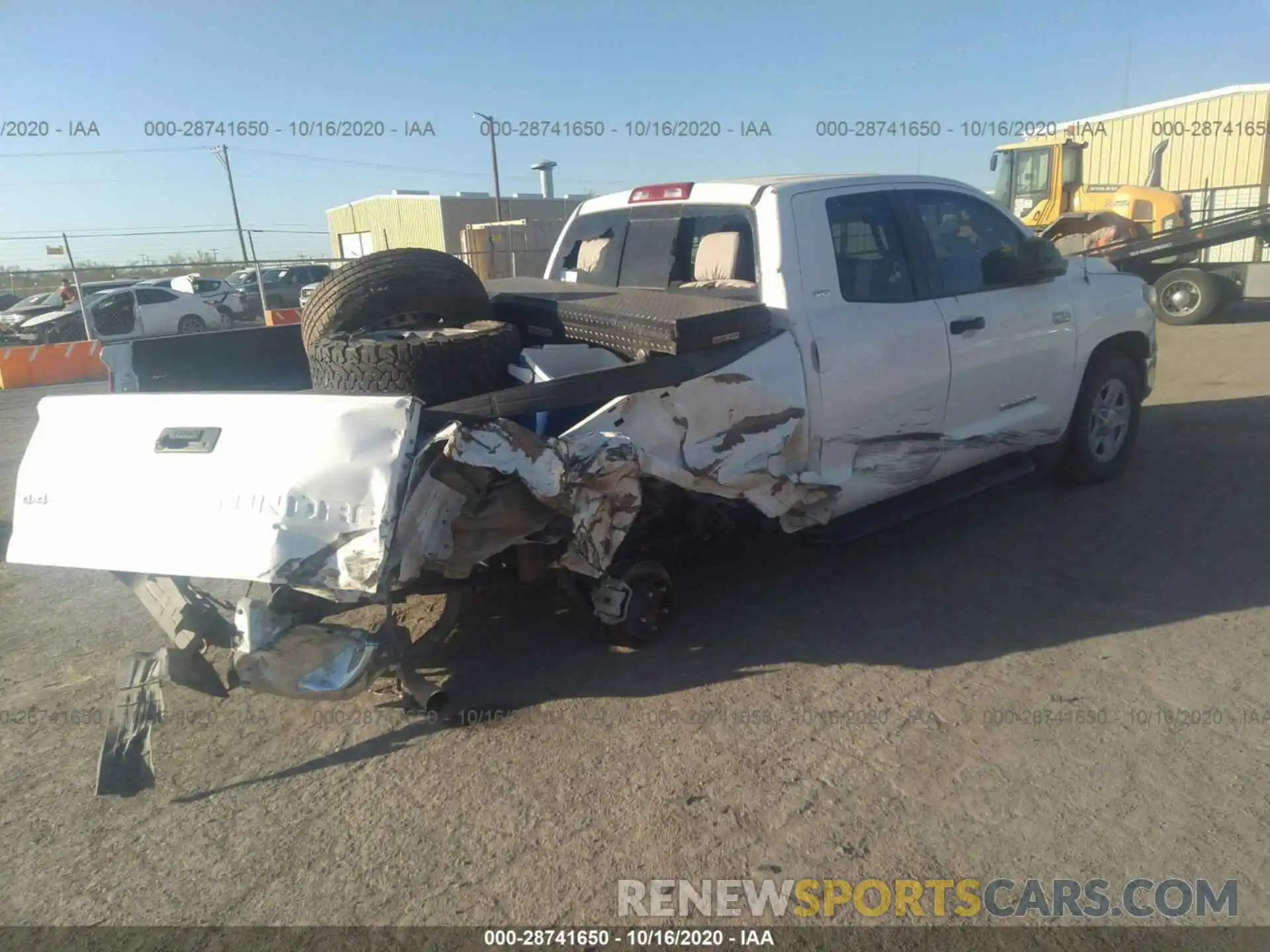 4 Photograph of a damaged car 5TFUW5F18KX844956 TOYOTA TUNDRA 4WD 2019