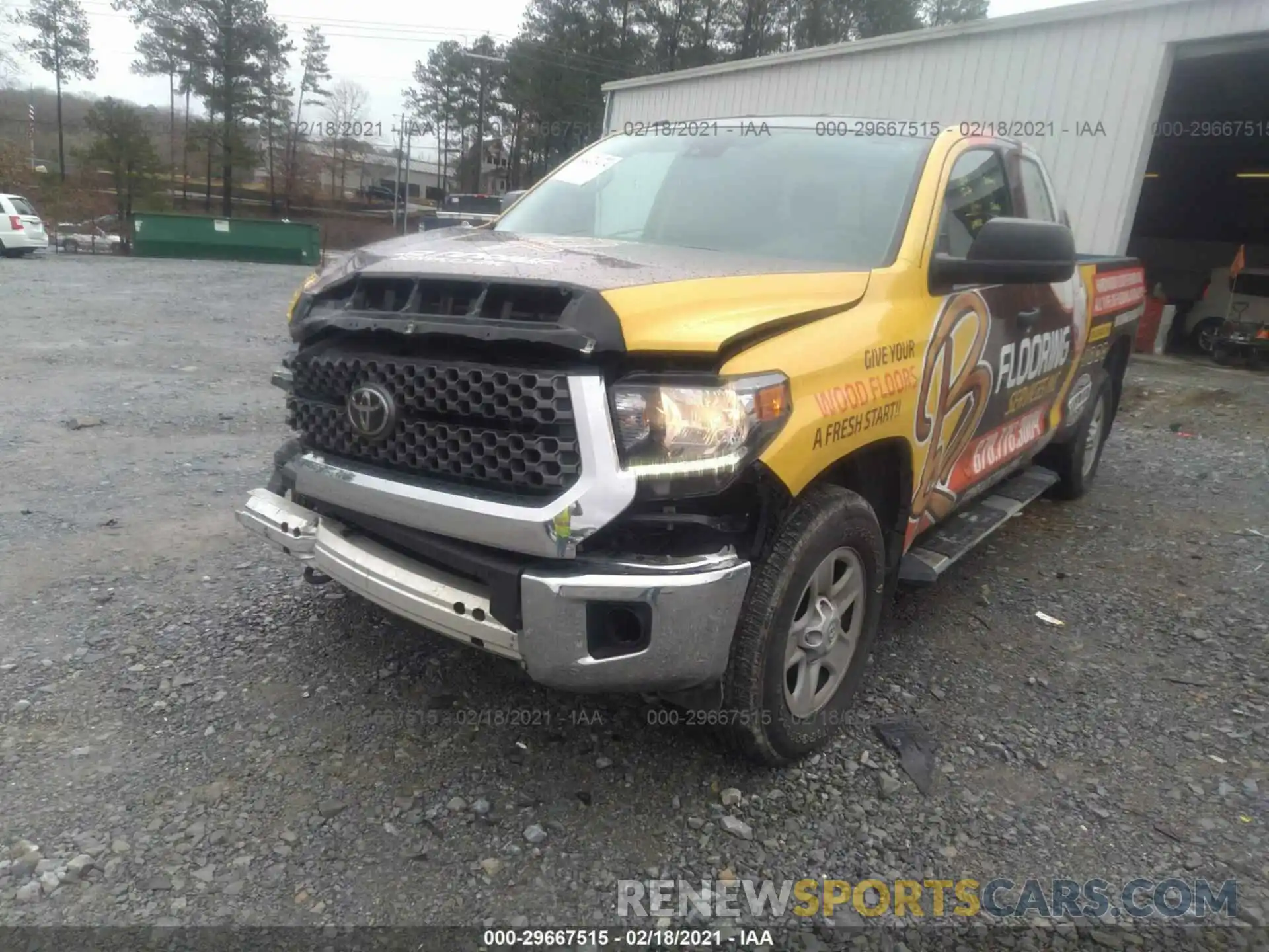 2 Photograph of a damaged car 5TFUW5F1XKX821548 TOYOTA TUNDRA 4WD 2019