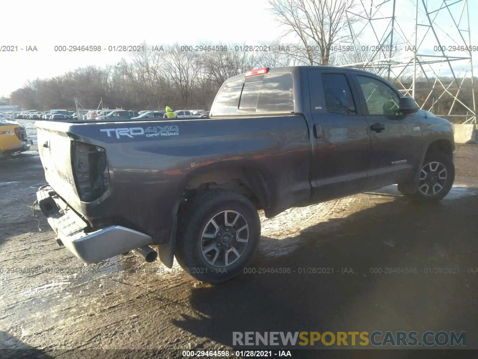 4 Photograph of a damaged car 5TFUY5F10KX859008 TOYOTA TUNDRA 4WD 2019