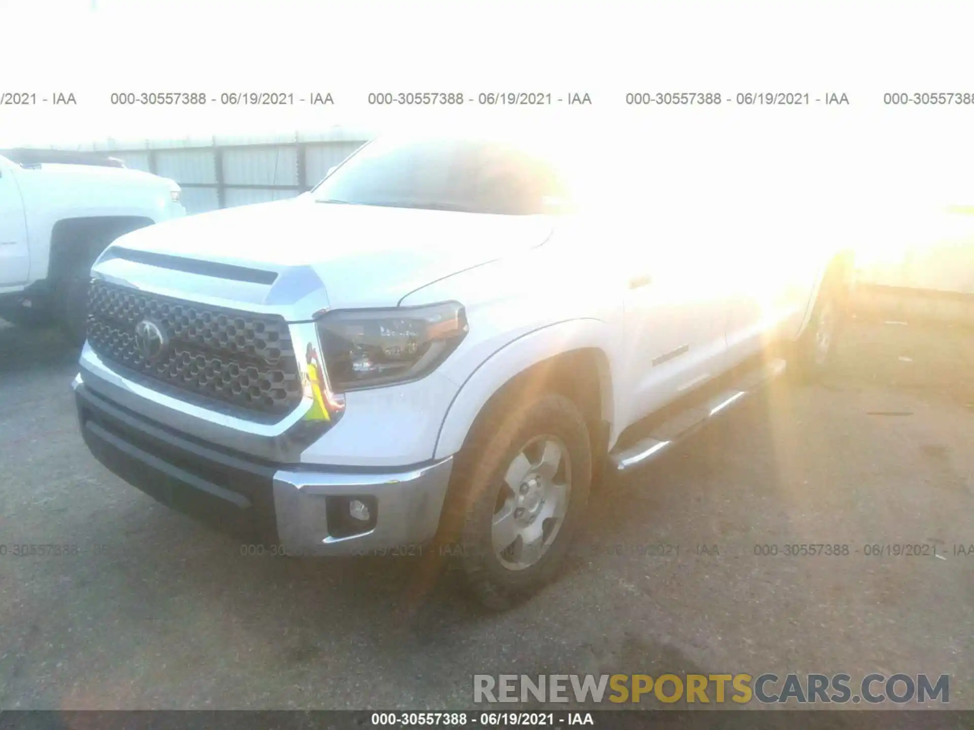 2 Photograph of a damaged car 5TFUY5F11KX843626 TOYOTA TUNDRA 4WD 2019