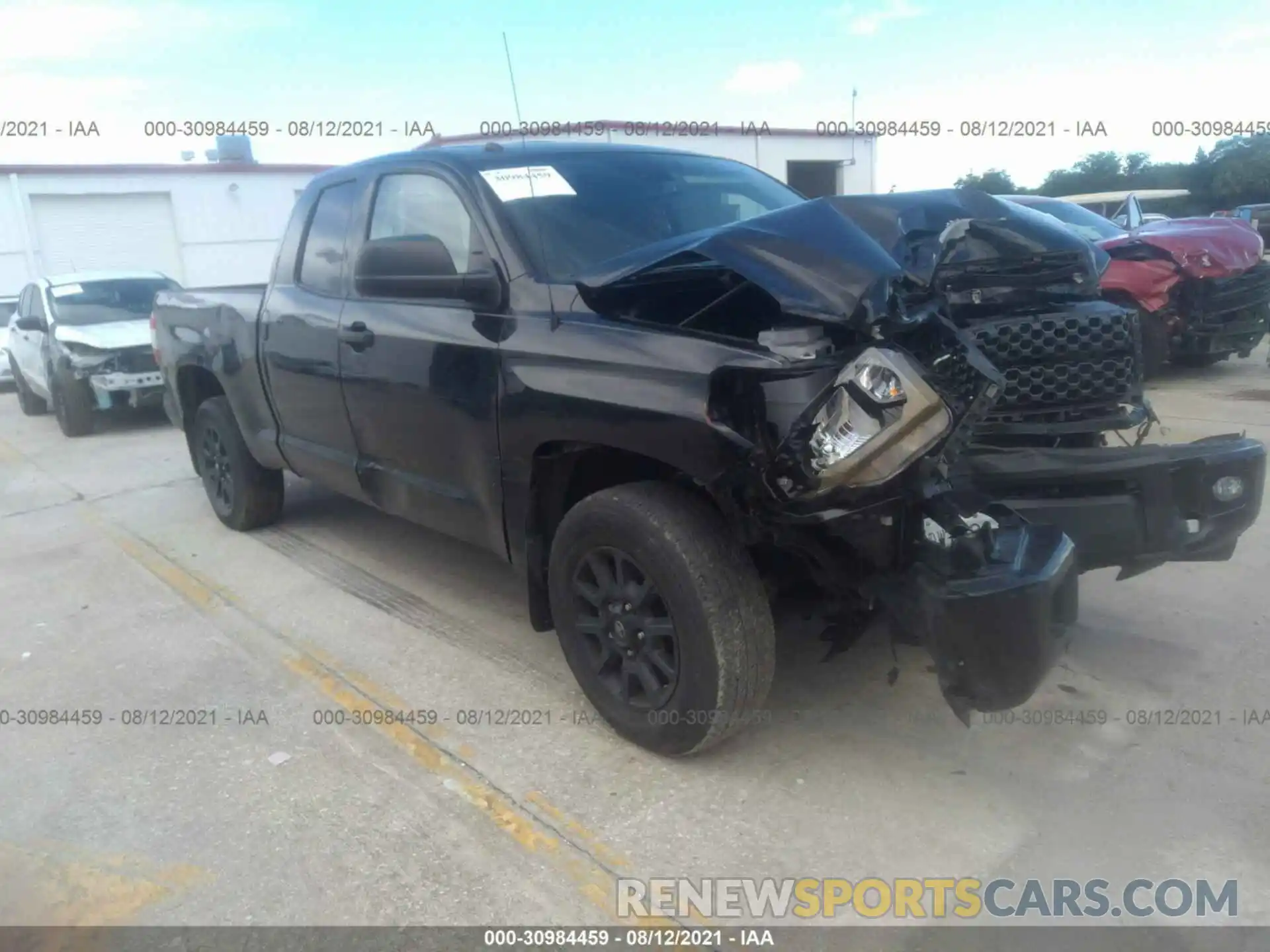 1 Photograph of a damaged car 5TFUY5F12KX838743 TOYOTA TUNDRA 4WD 2019