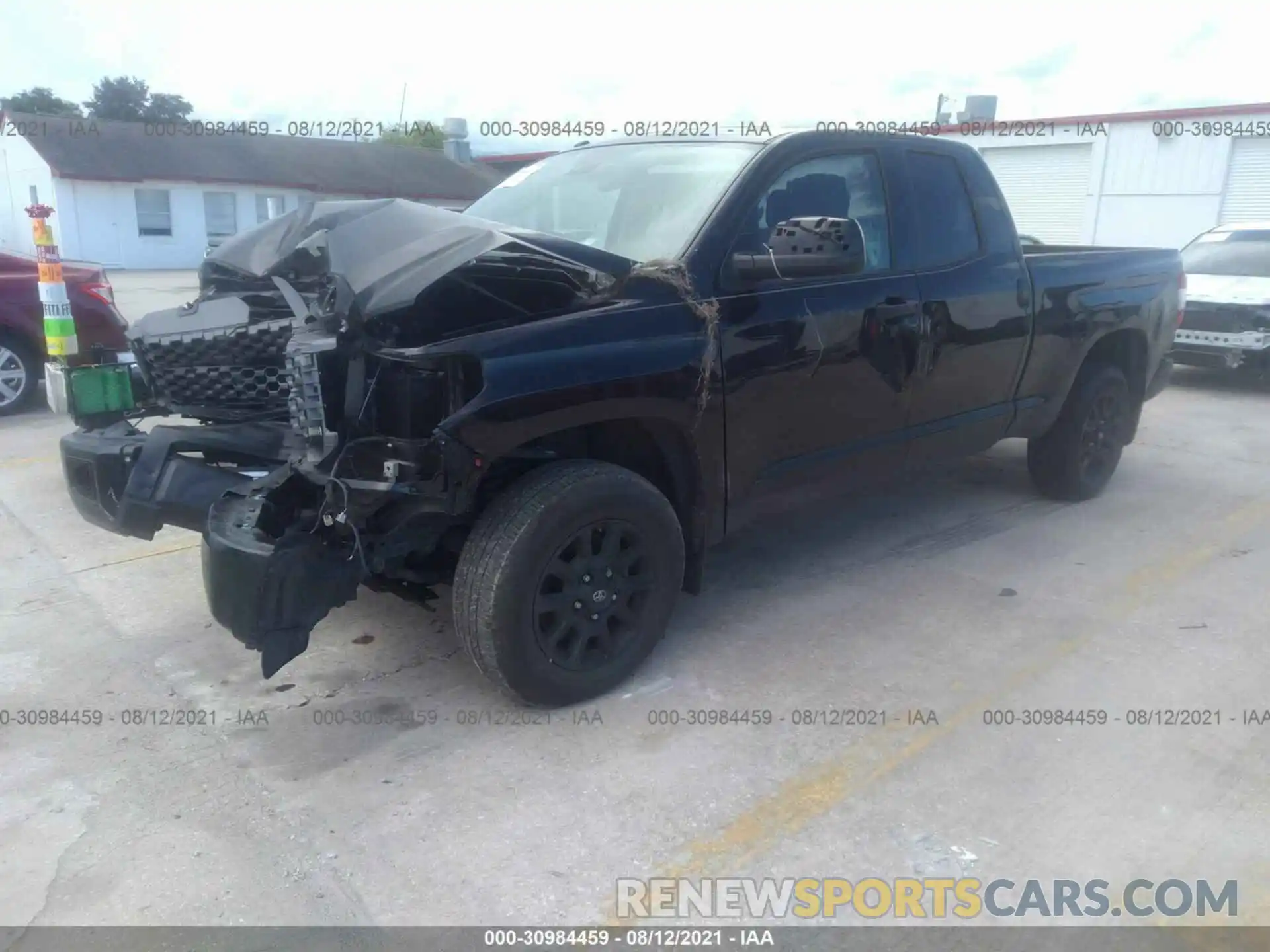 2 Photograph of a damaged car 5TFUY5F12KX838743 TOYOTA TUNDRA 4WD 2019