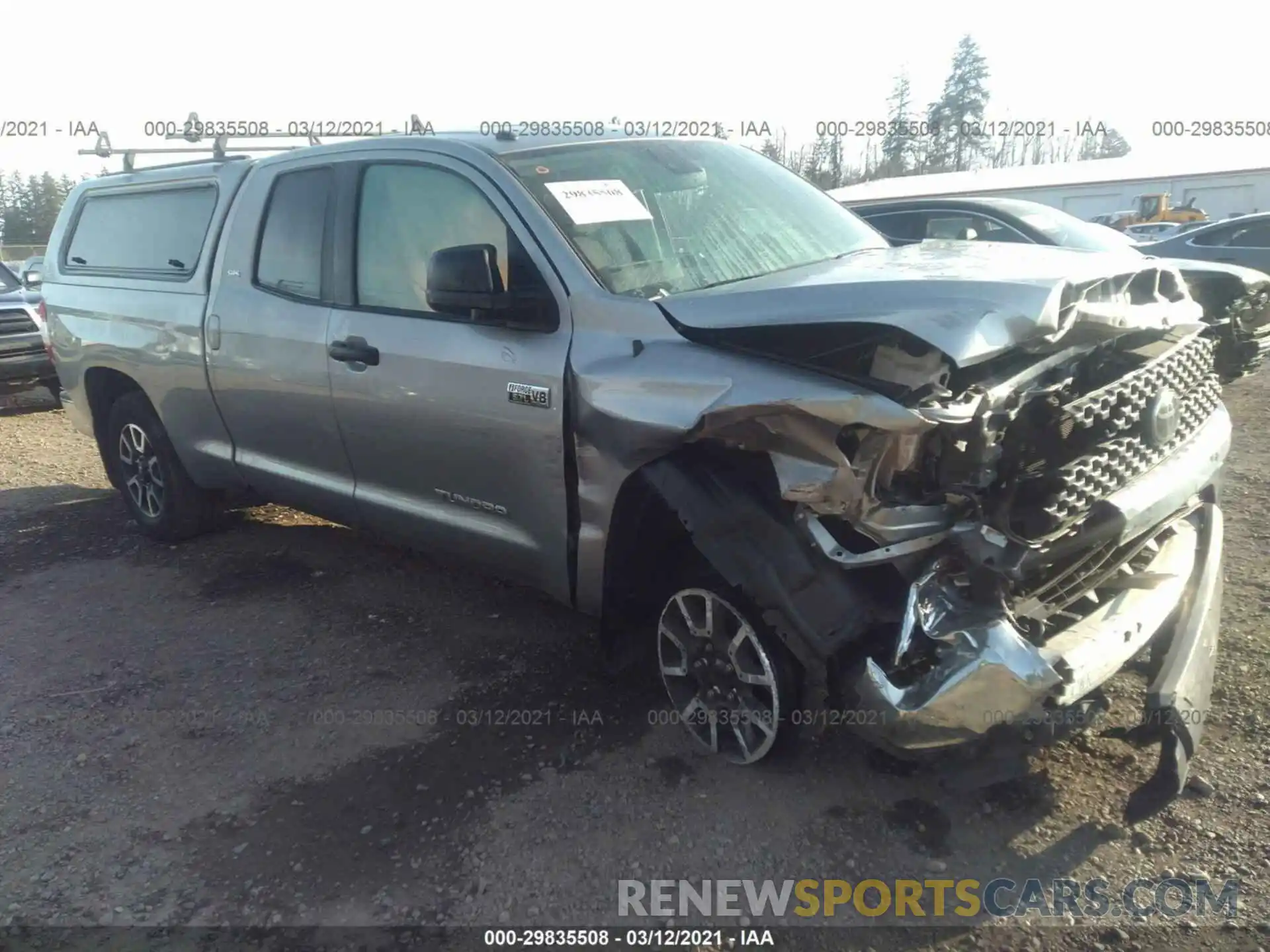 1 Photograph of a damaged car 5TFUY5F12KX868891 TOYOTA TUNDRA 4WD 2019