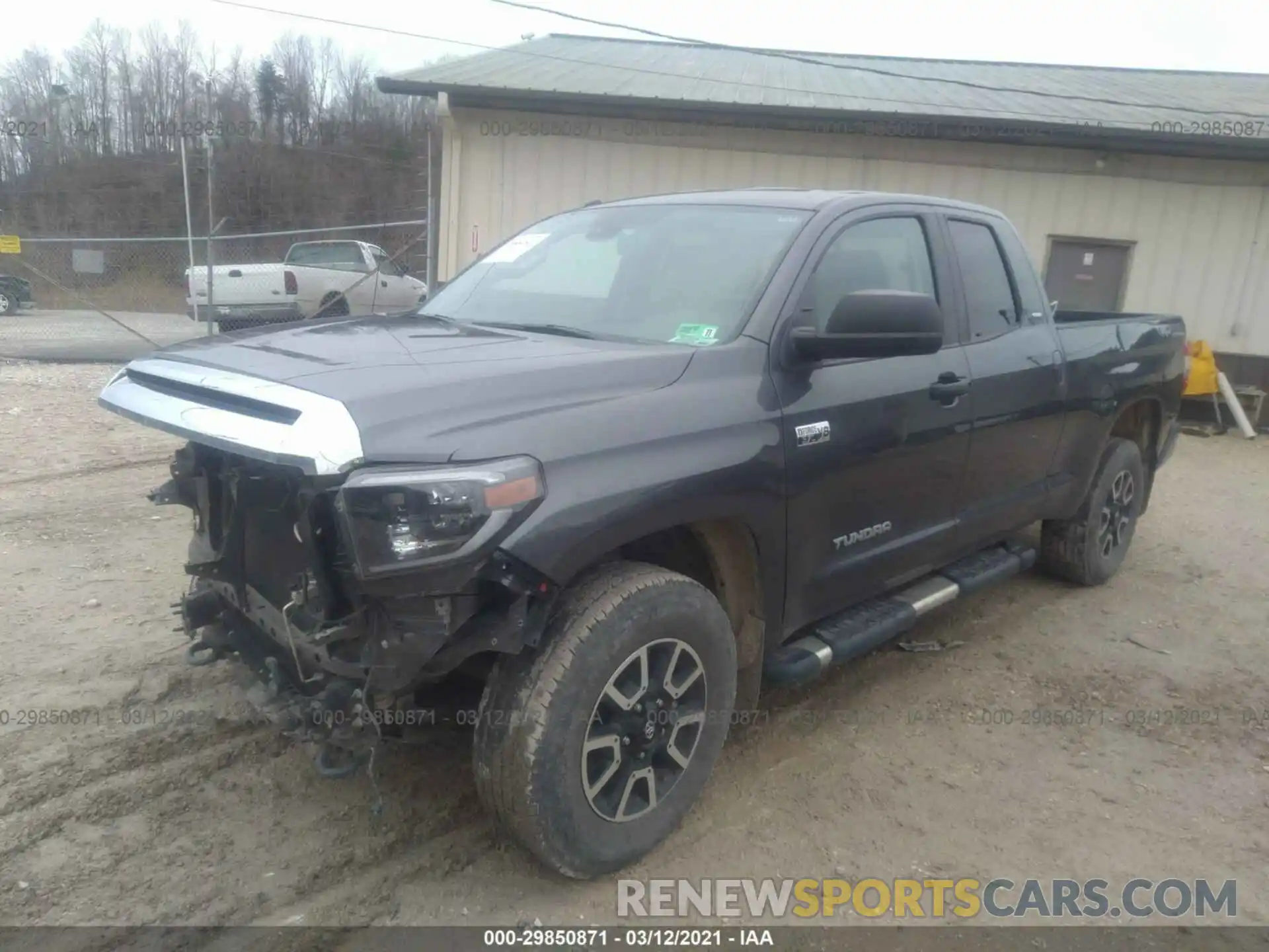 2 Photograph of a damaged car 5TFUY5F13KX778438 TOYOTA TUNDRA 4WD 2019