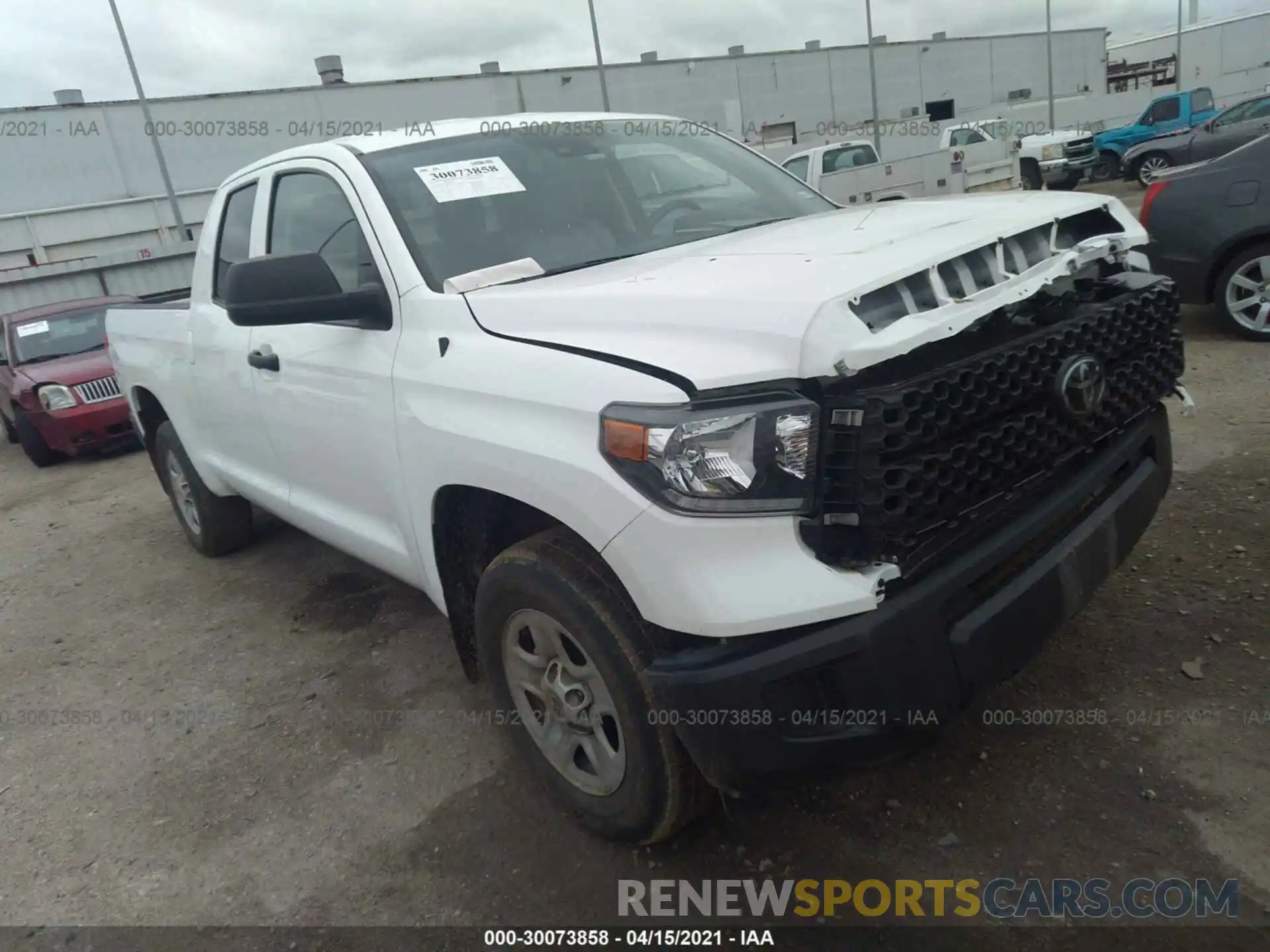 1 Photograph of a damaged car 5TFUY5F16KX836221 TOYOTA TUNDRA 4WD 2019