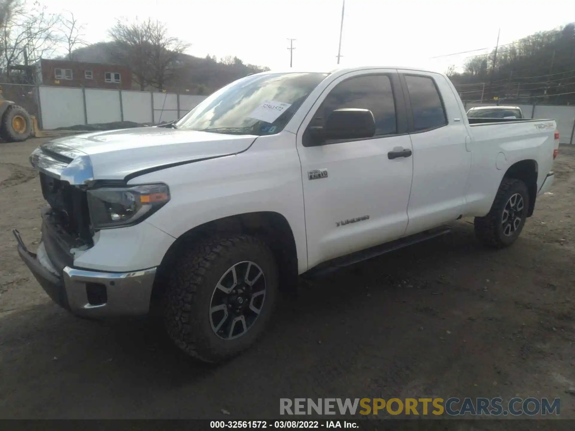 2 Photograph of a damaged car 5TFUY5F16KX849602 TOYOTA TUNDRA 4WD 2019