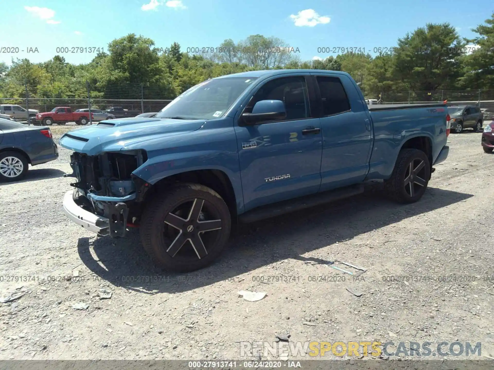 2 Photograph of a damaged car 5TFUY5F19KX805304 TOYOTA TUNDRA 4WD 2019