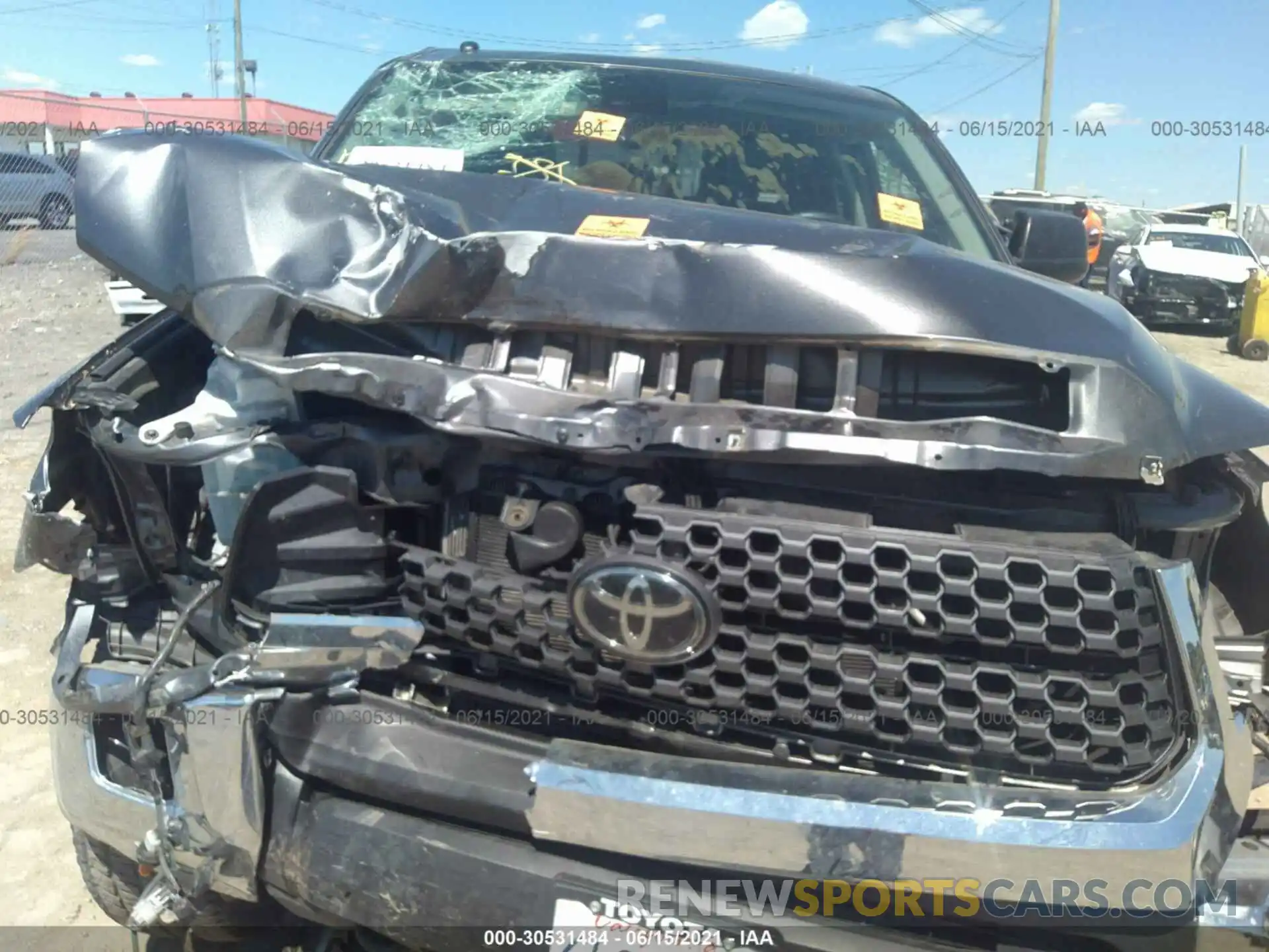 6 Photograph of a damaged car 5TFUY5F19KX843096 TOYOTA TUNDRA 4WD 2019