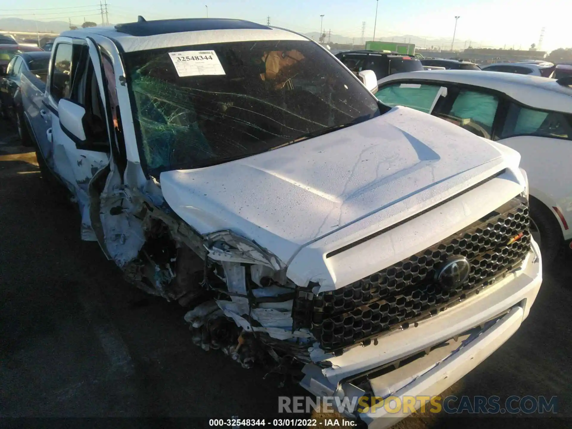 1 Photograph of a damaged car 5TFAY5F10LX888867 TOYOTA TUNDRA 4WD 2020