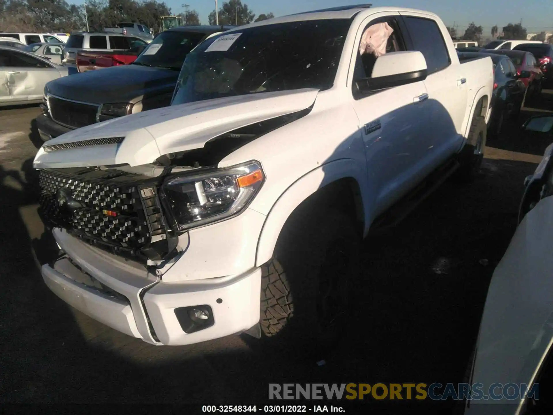 2 Photograph of a damaged car 5TFAY5F10LX888867 TOYOTA TUNDRA 4WD 2020