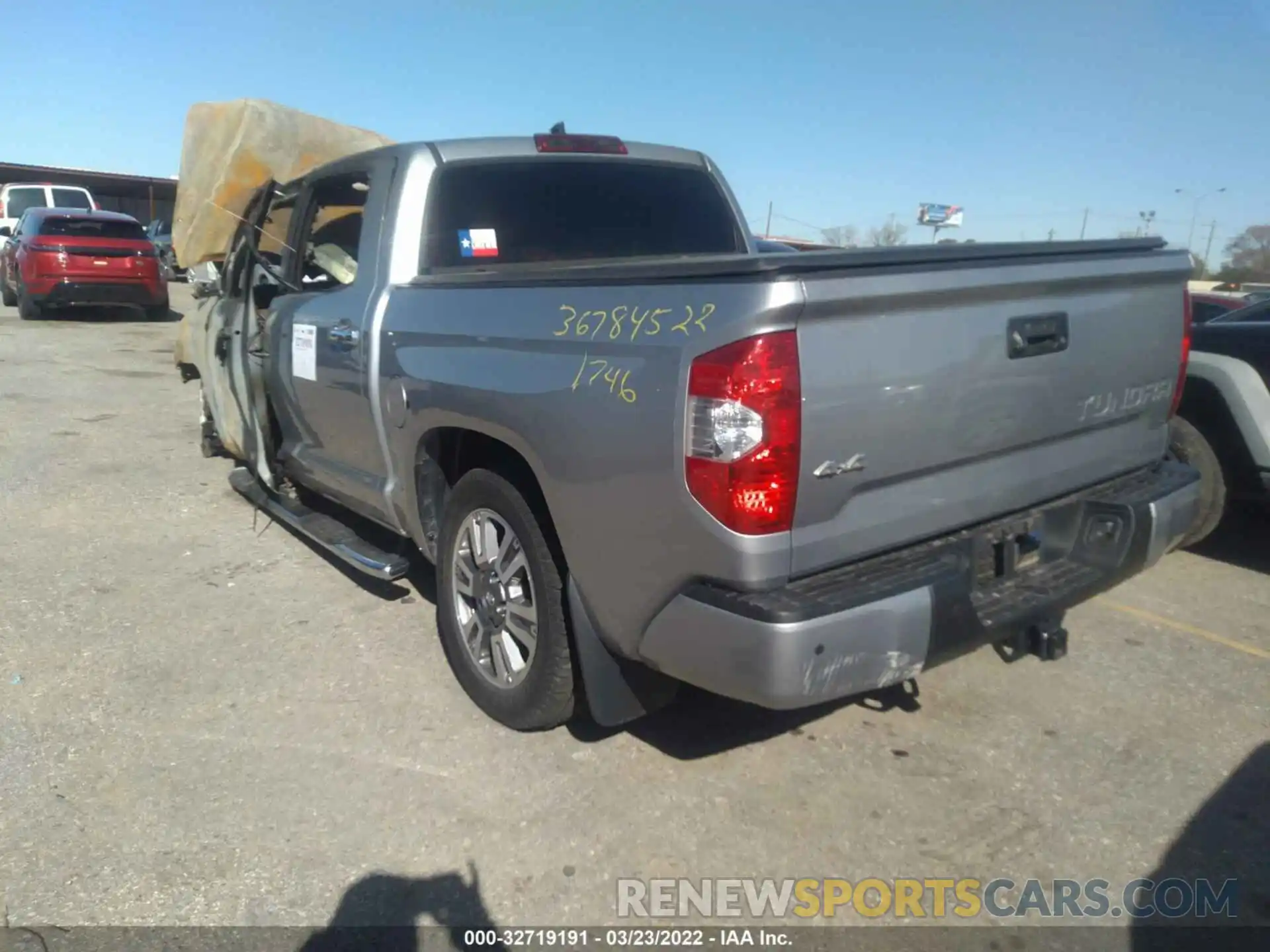 3 Photograph of a damaged car 5TFAY5F10LX901746 TOYOTA TUNDRA 4WD 2020