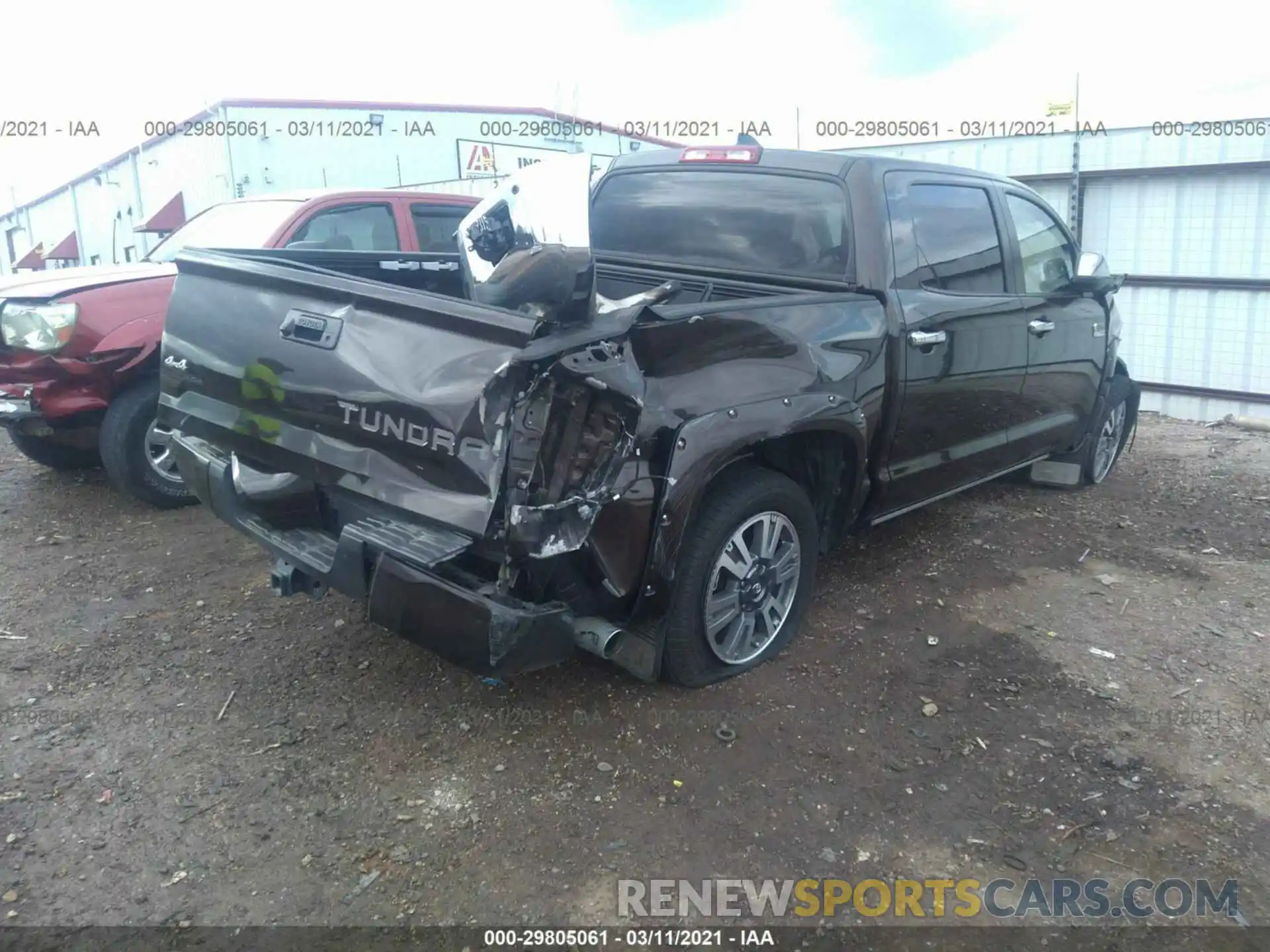 4 Photograph of a damaged car 5TFAY5F11LX886593 TOYOTA TUNDRA 4WD 2020