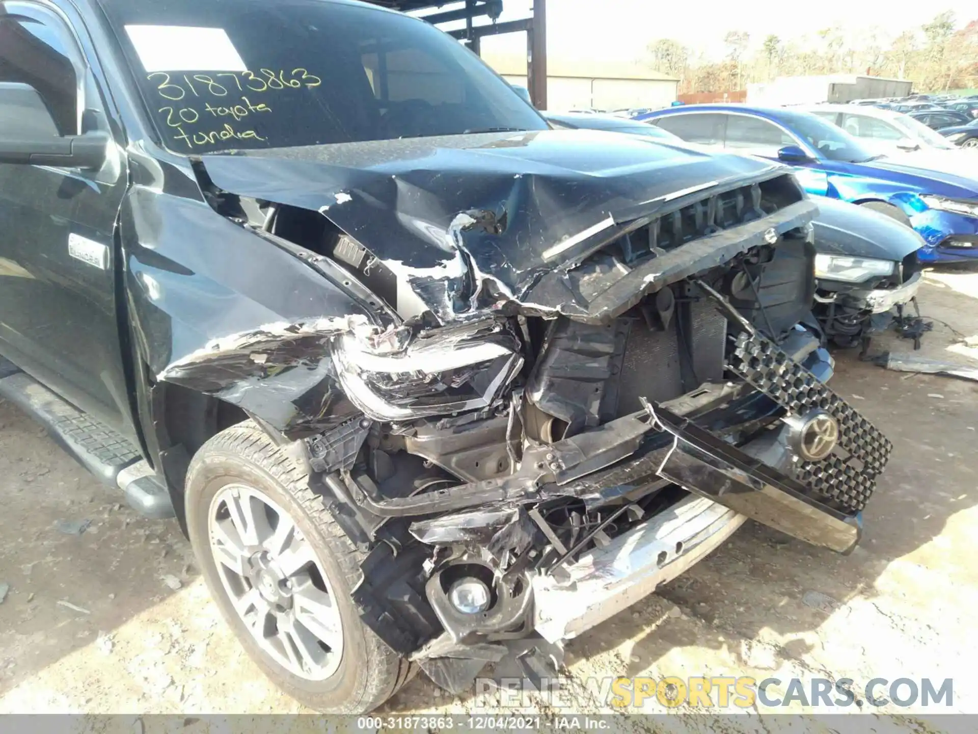 6 Photograph of a damaged car 5TFAY5F12LX881659 TOYOTA TUNDRA 4WD 2020