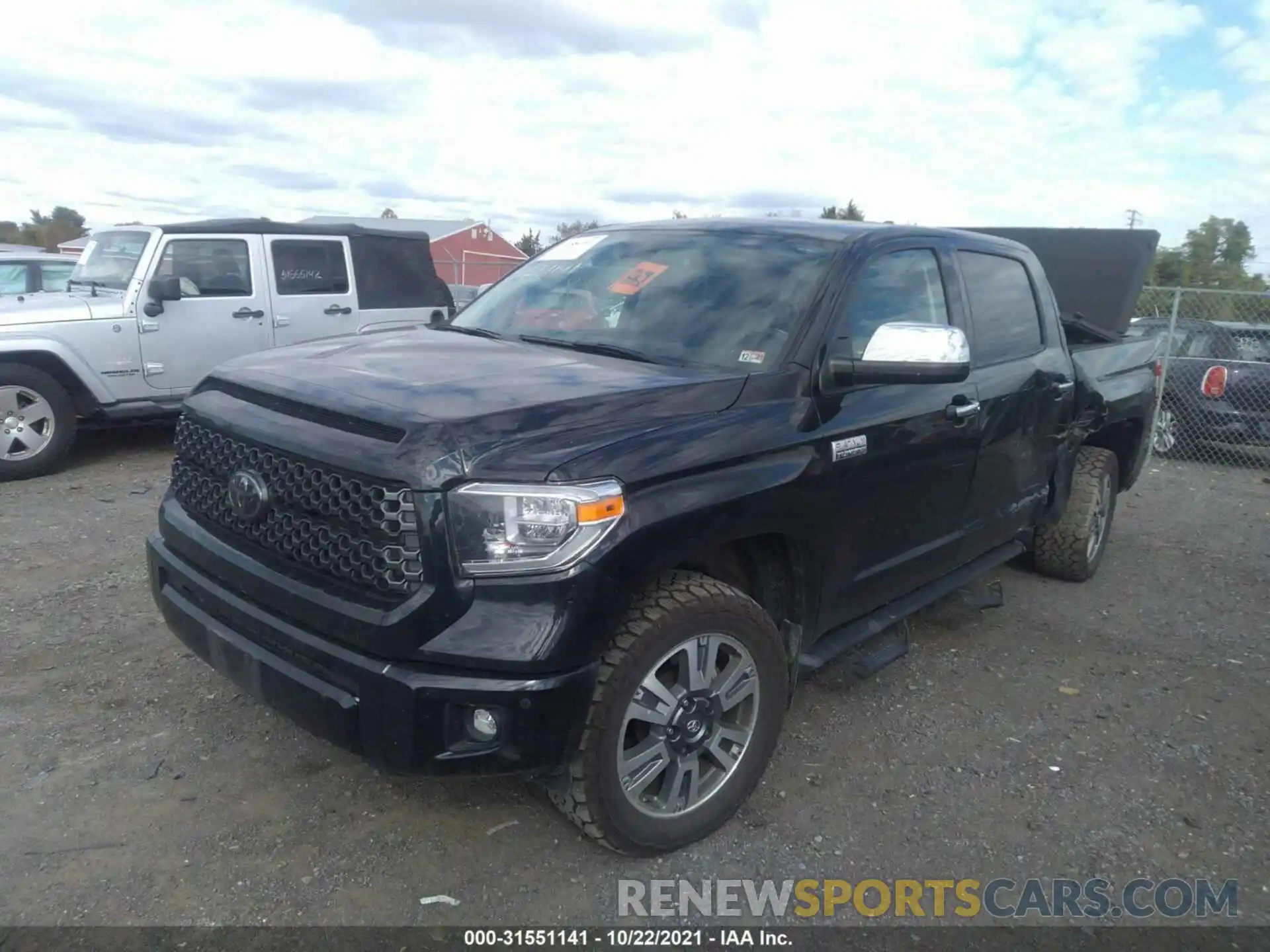 2 Photograph of a damaged car 5TFAY5F13LX879399 TOYOTA TUNDRA 4WD 2020