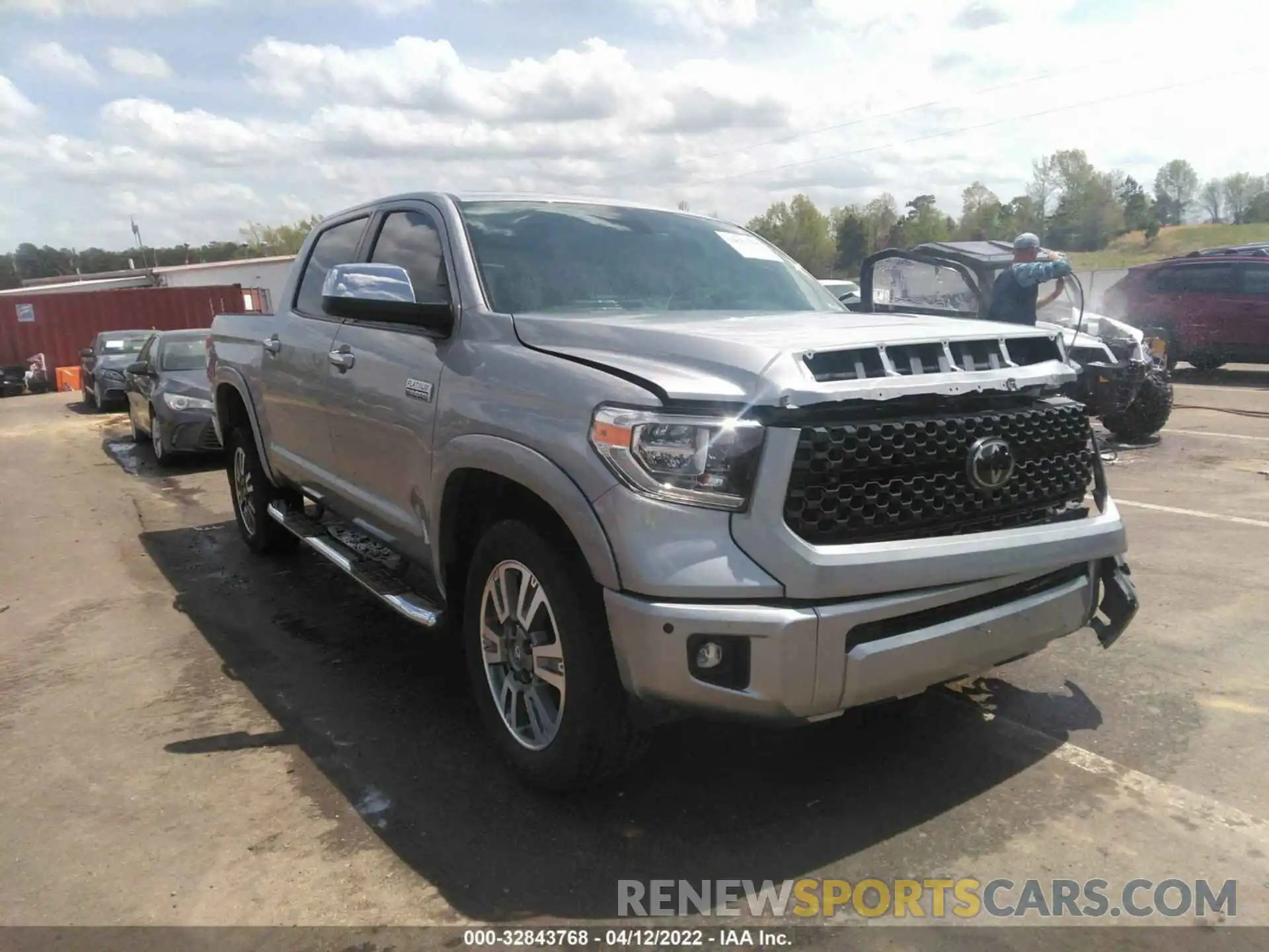 1 Photograph of a damaged car 5TFAY5F13LX879838 TOYOTA TUNDRA 4WD 2020