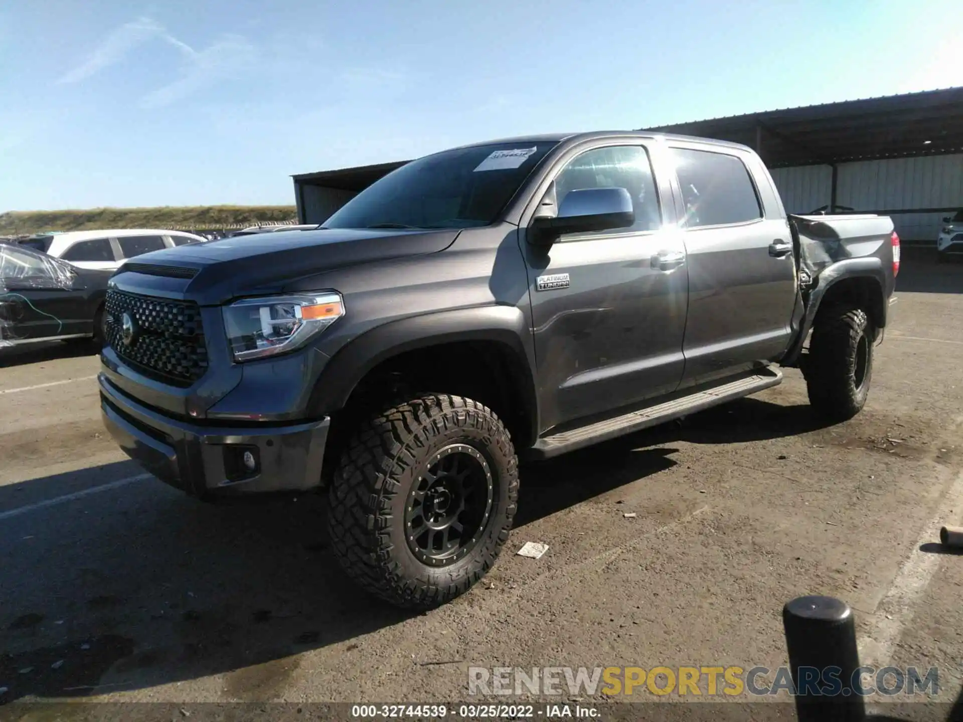 2 Photograph of a damaged car 5TFAY5F13LX909372 TOYOTA TUNDRA 4WD 2020