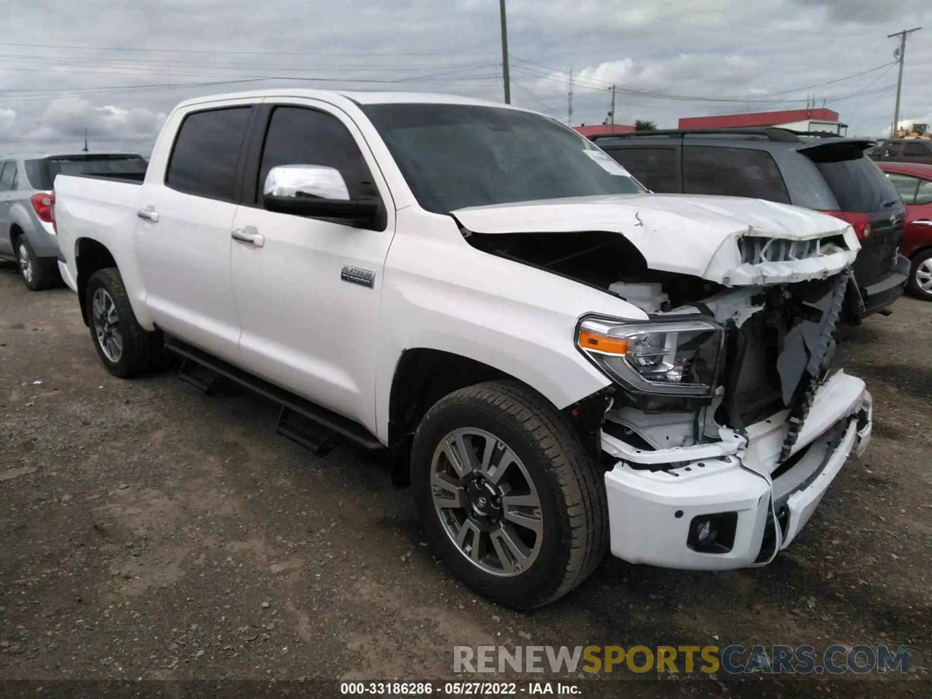 1 Photograph of a damaged car 5TFAY5F13LX925622 TOYOTA TUNDRA 4WD 2020