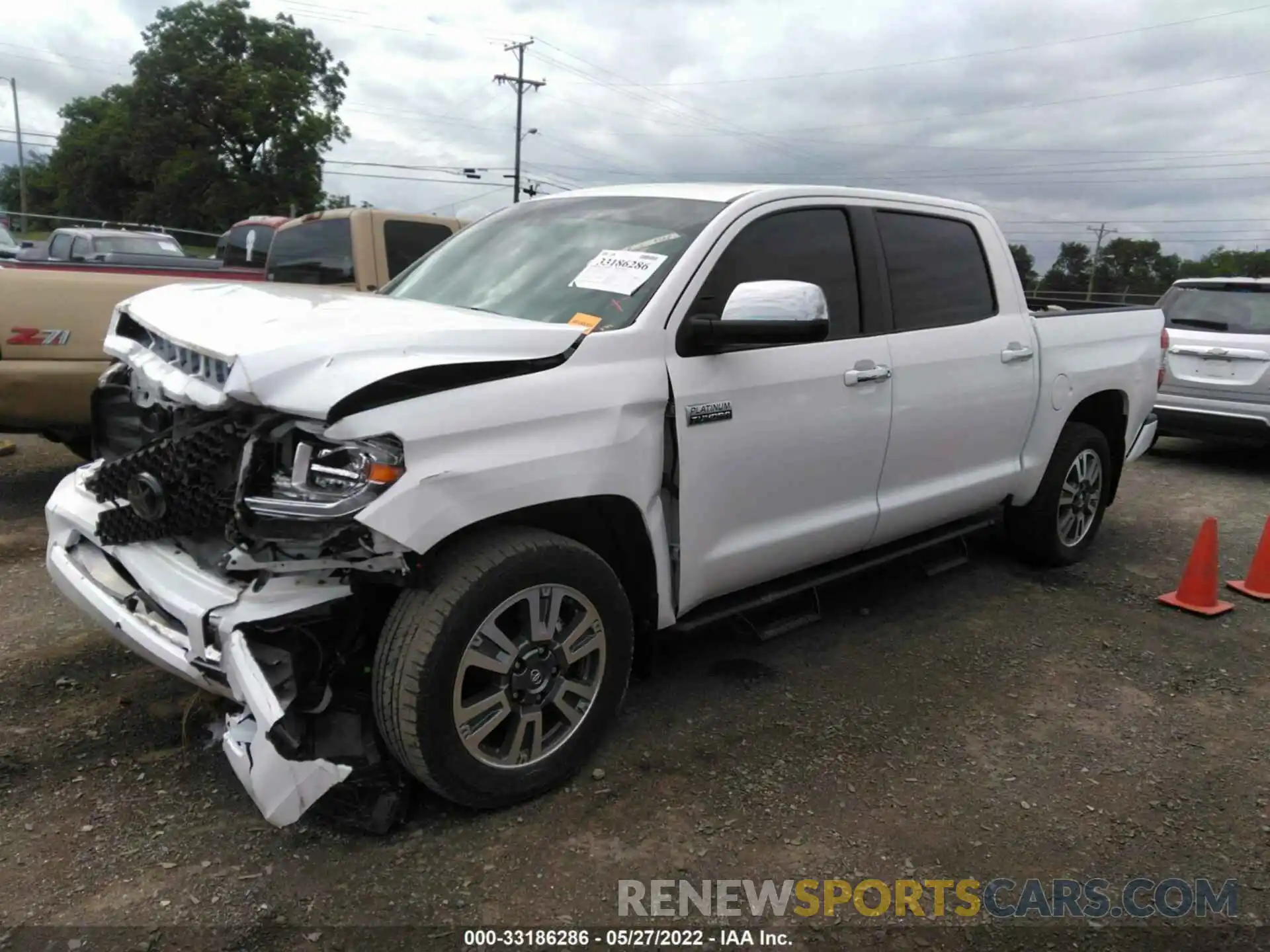 2 Photograph of a damaged car 5TFAY5F13LX925622 TOYOTA TUNDRA 4WD 2020