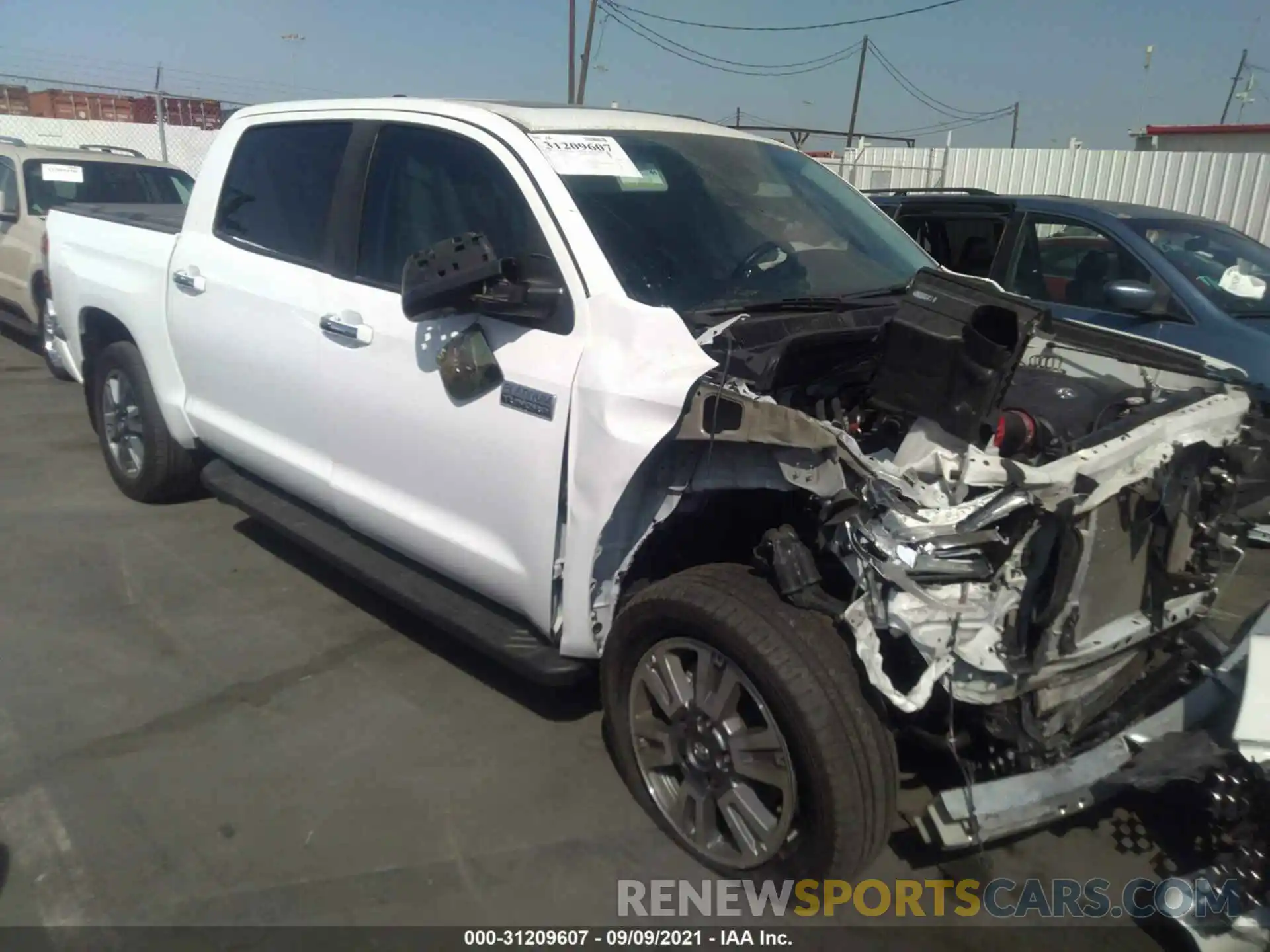 1 Photograph of a damaged car 5TFAY5F14LX912149 TOYOTA TUNDRA 4WD 2020