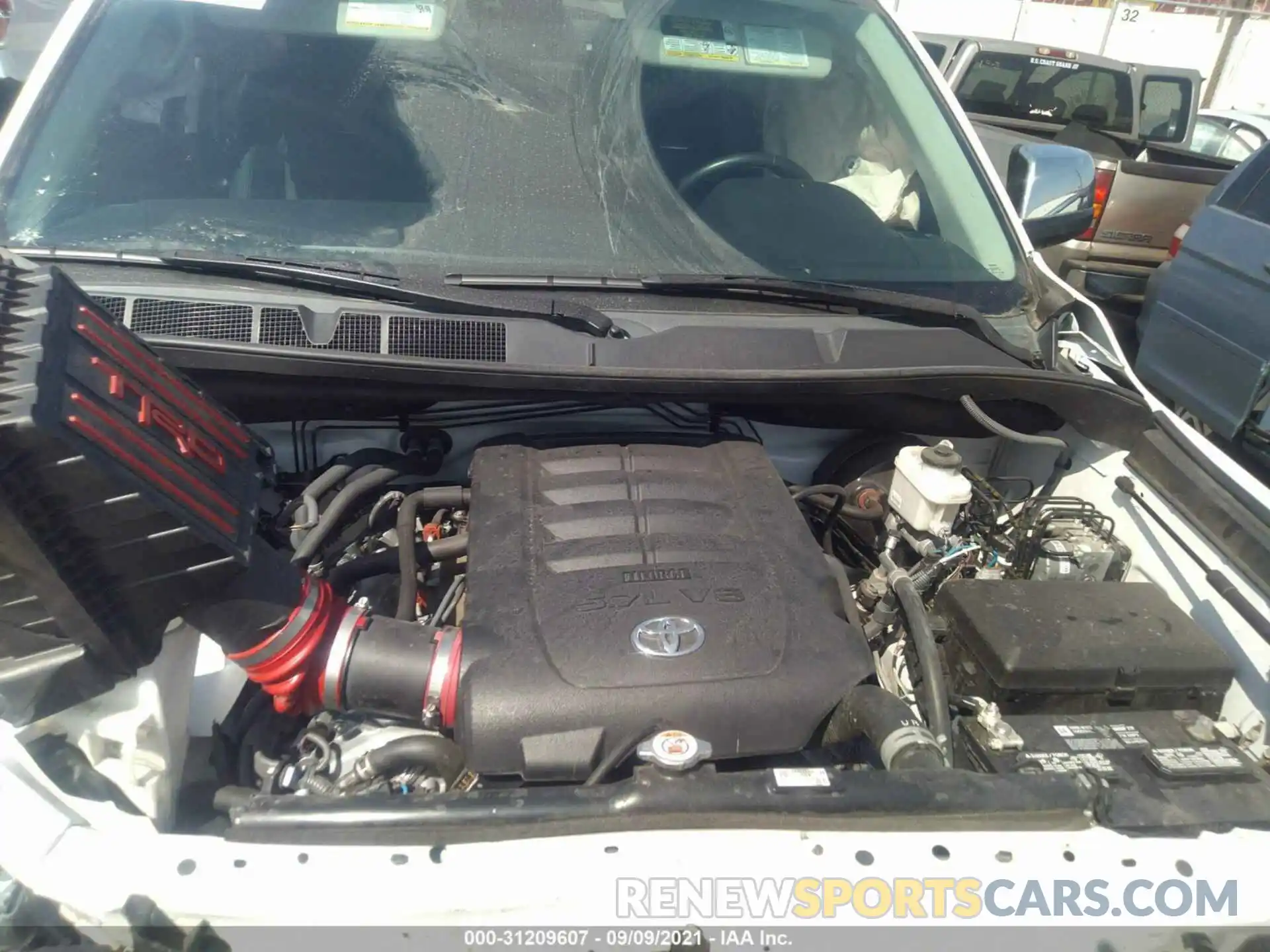 9 Photograph of a damaged car 5TFAY5F14LX912149 TOYOTA TUNDRA 4WD 2020