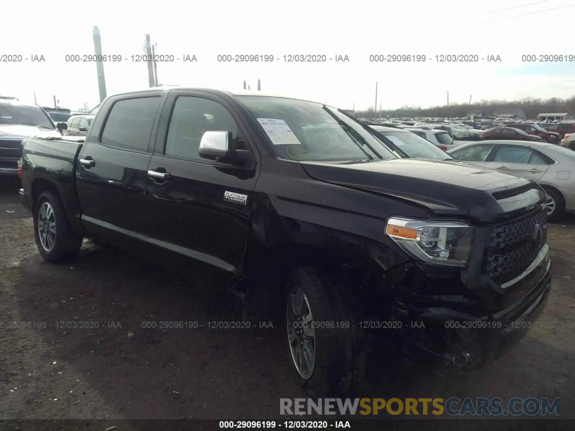 1 Photograph of a damaged car 5TFAY5F14LX918081 TOYOTA TUNDRA 4WD 2020