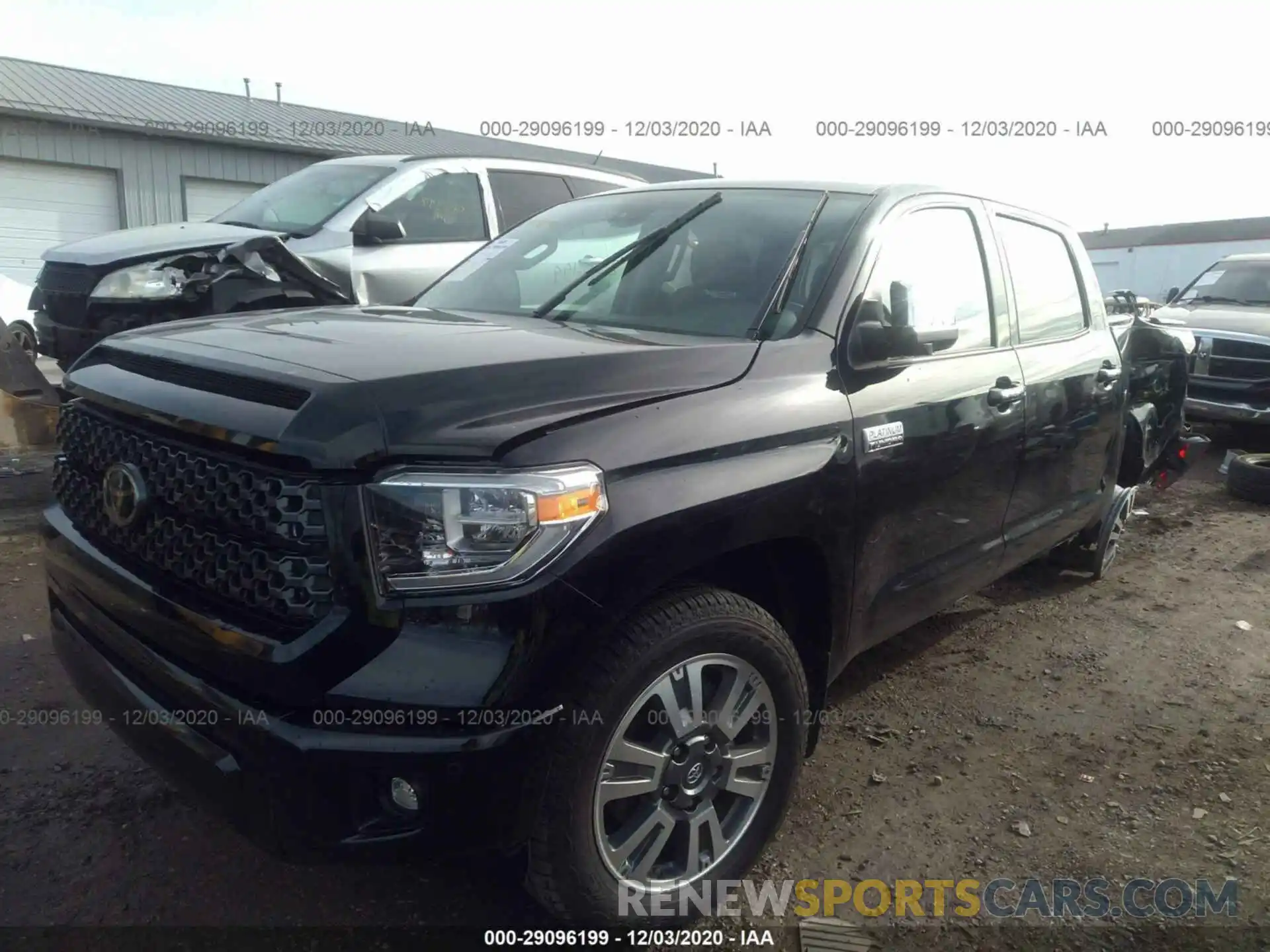 2 Photograph of a damaged car 5TFAY5F14LX918081 TOYOTA TUNDRA 4WD 2020