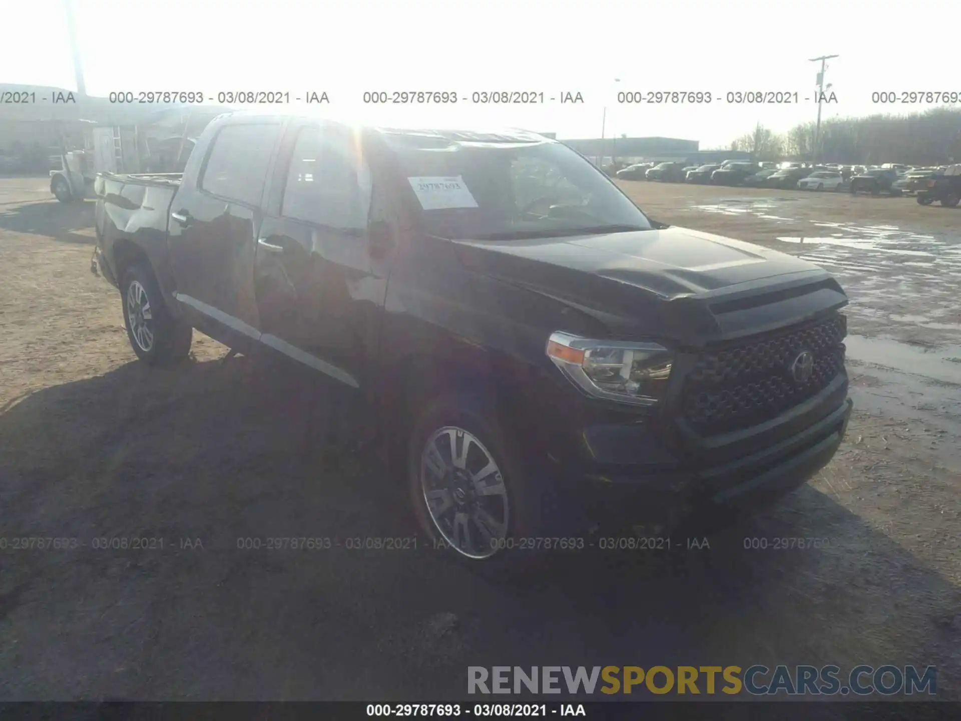 1 Photograph of a damaged car 5TFAY5F14LX931834 TOYOTA TUNDRA 4WD 2020