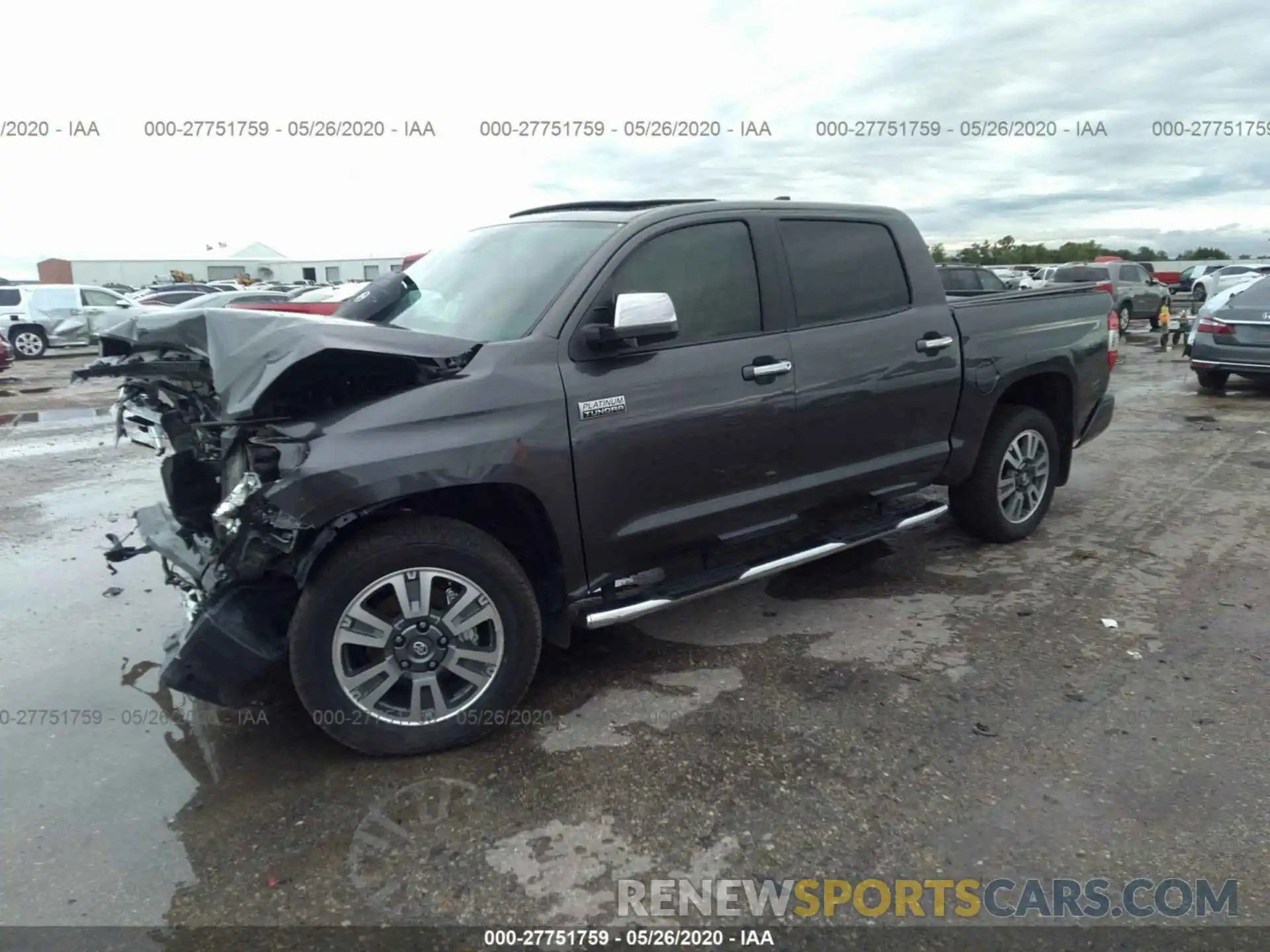 2 Photograph of a damaged car 5TFAY5F15LX883910 TOYOTA TUNDRA 4WD 2020