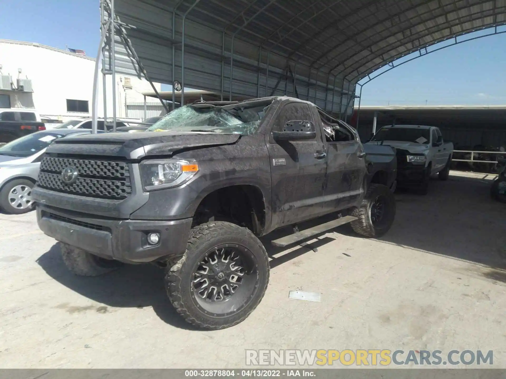 2 Photograph of a damaged car 5TFAY5F15LX936539 TOYOTA TUNDRA 4WD 2020