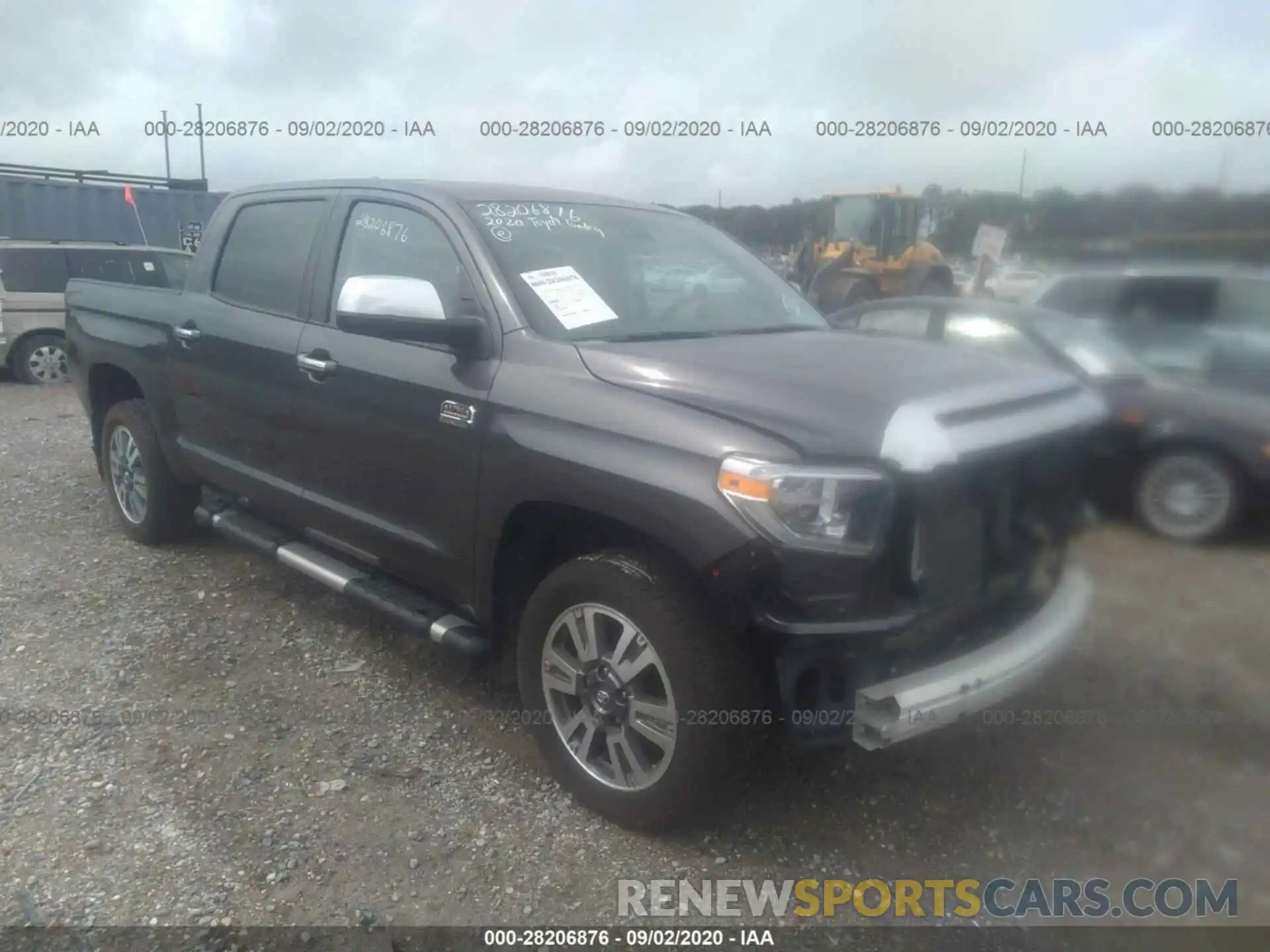 1 Photograph of a damaged car 5TFAY5F16LX887030 TOYOTA TUNDRA 4WD 2020