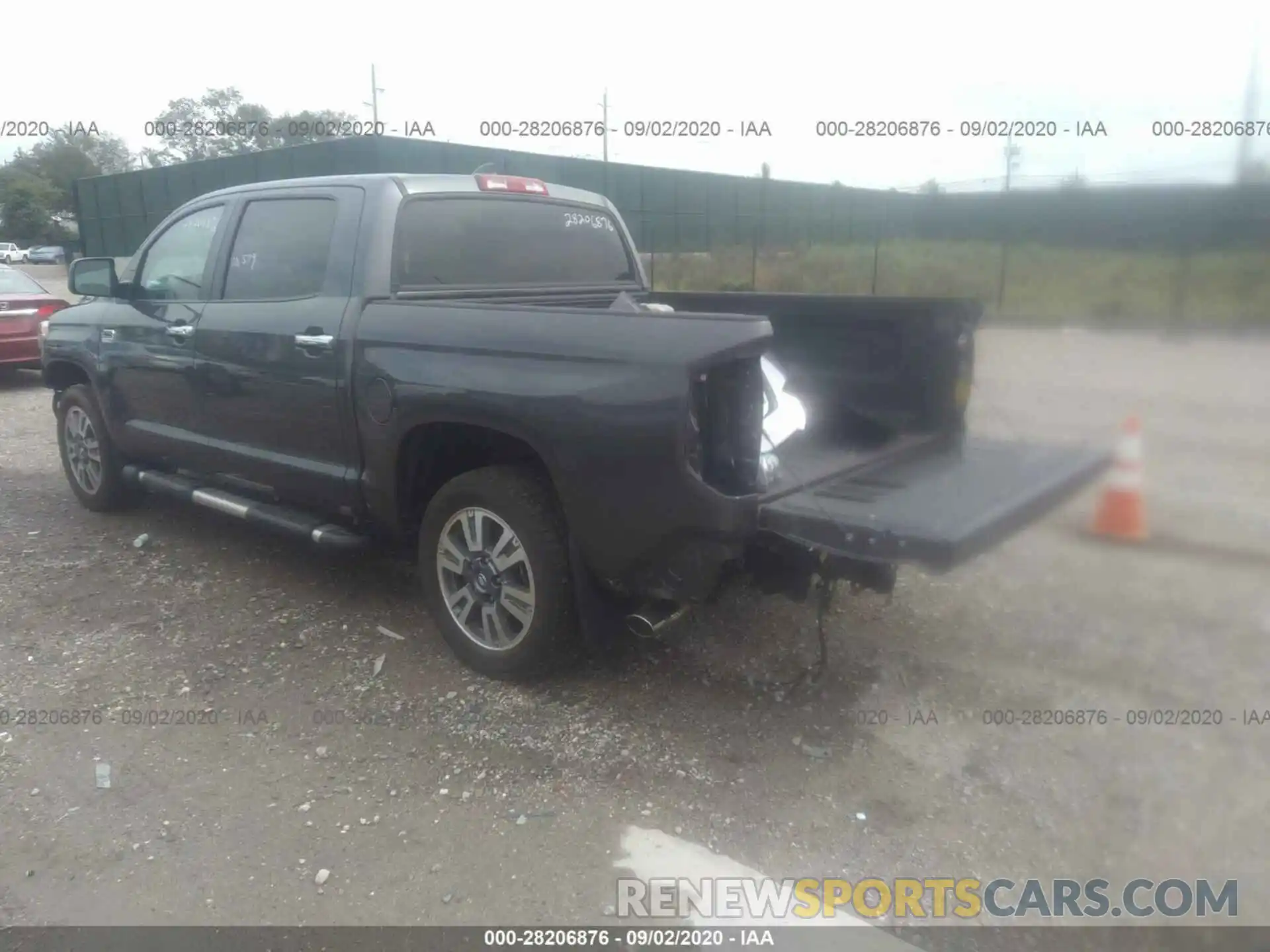 3 Photograph of a damaged car 5TFAY5F16LX887030 TOYOTA TUNDRA 4WD 2020