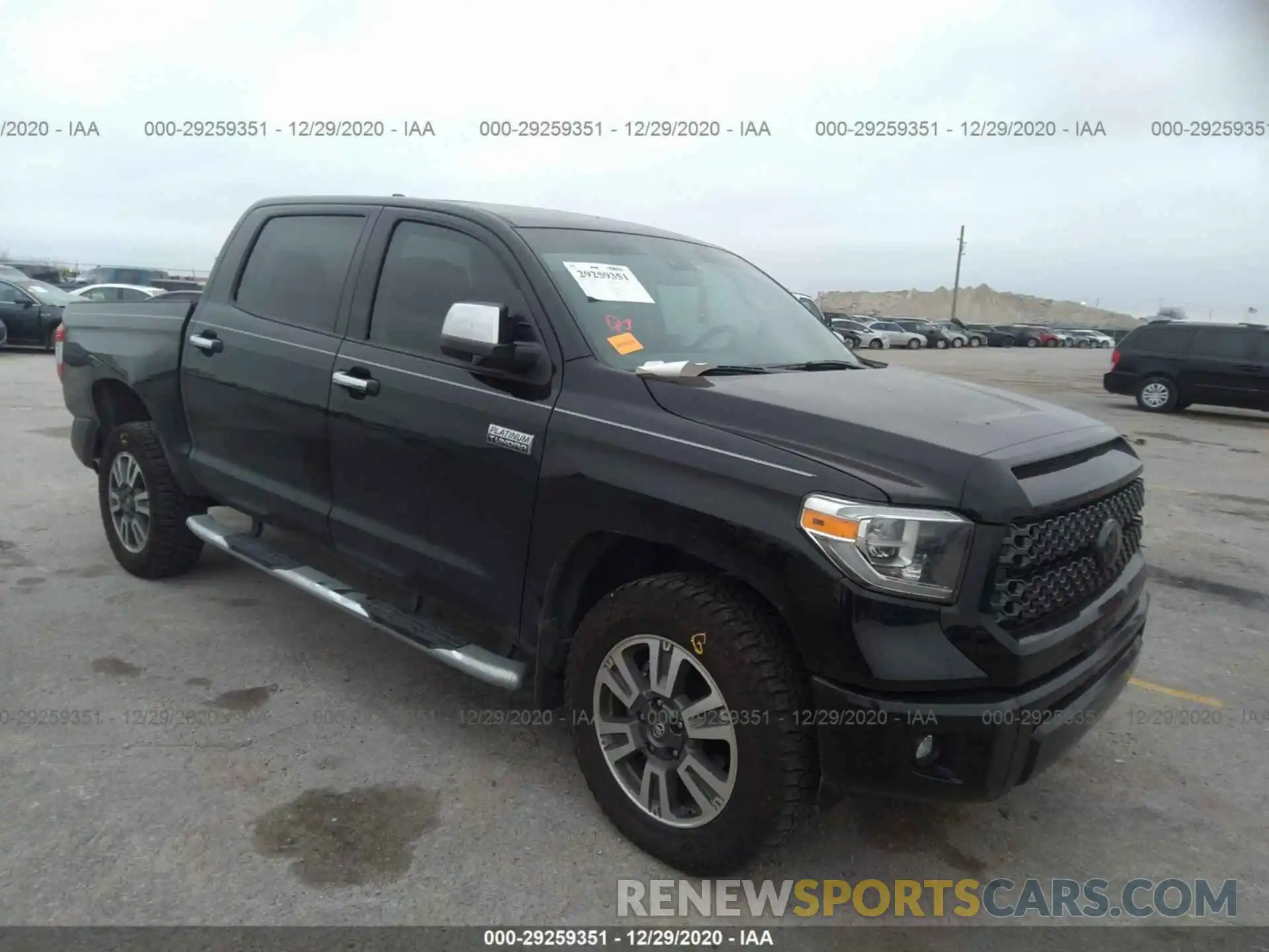 1 Photograph of a damaged car 5TFAY5F16LX901377 TOYOTA TUNDRA 4WD 2020