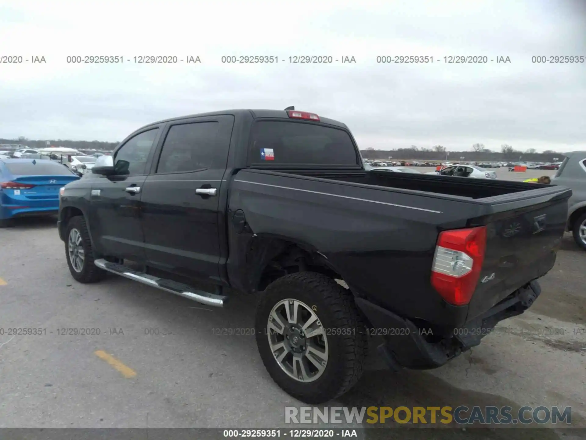 3 Photograph of a damaged car 5TFAY5F16LX901377 TOYOTA TUNDRA 4WD 2020