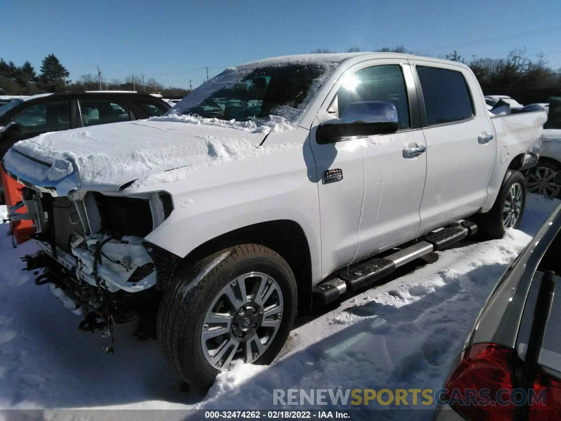 2 Photograph of a damaged car 5TFAY5F16LX948067 TOYOTA TUNDRA 4WD 2020