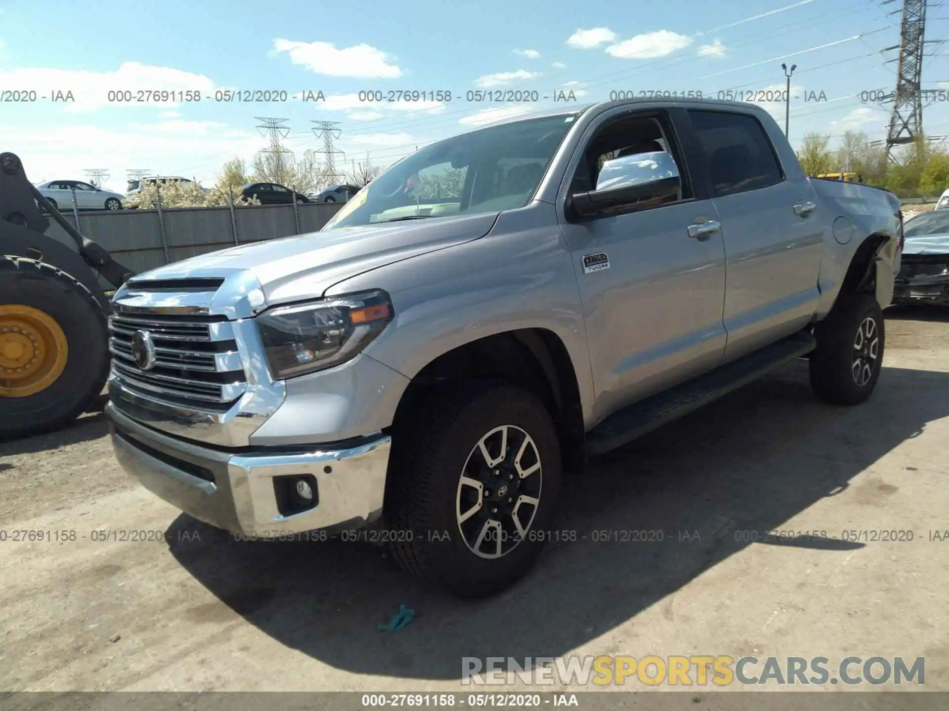 2 Photograph of a damaged car 5TFAY5F17LX872049 TOYOTA TUNDRA 4WD 2020