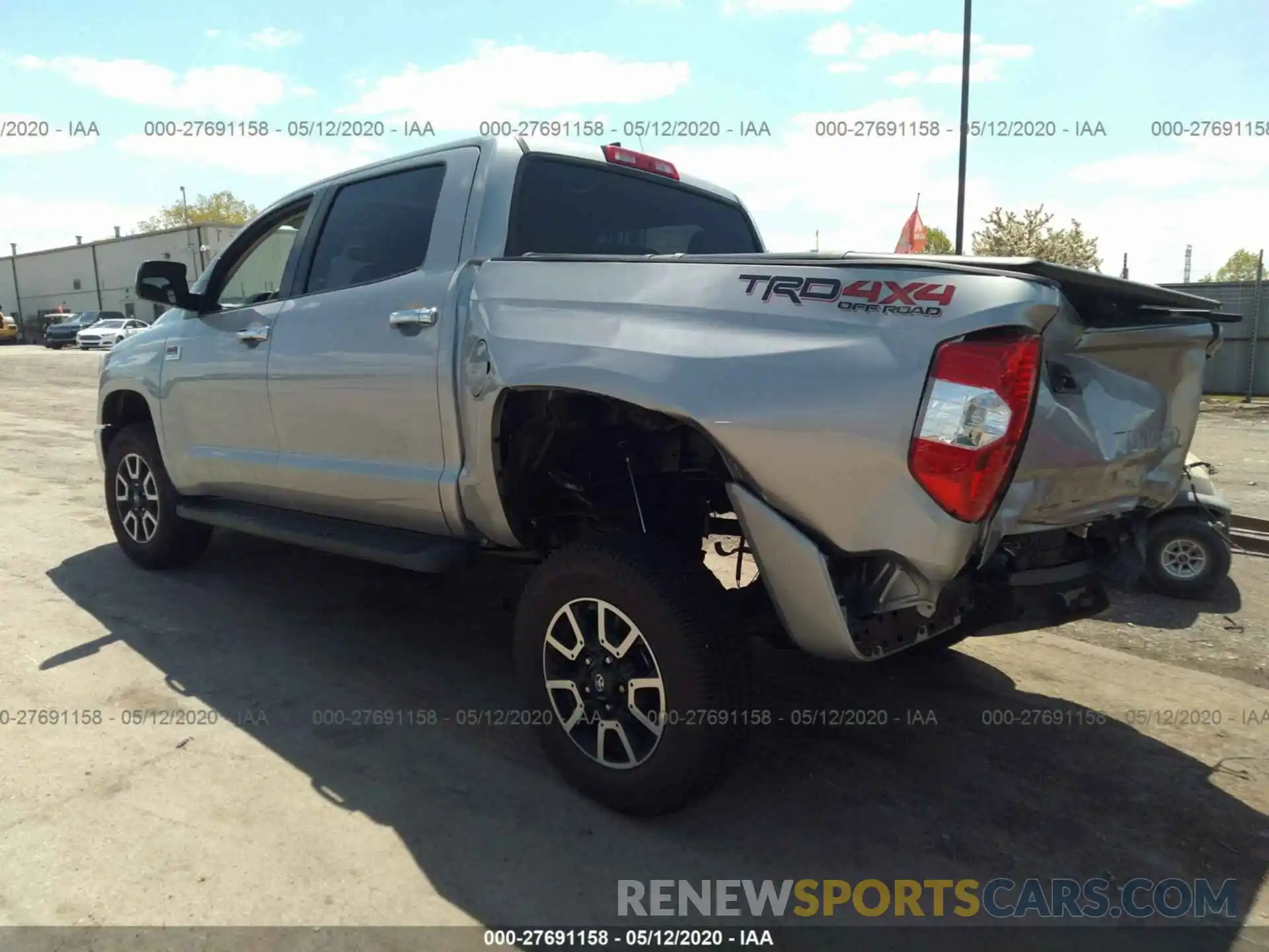 3 Photograph of a damaged car 5TFAY5F17LX872049 TOYOTA TUNDRA 4WD 2020