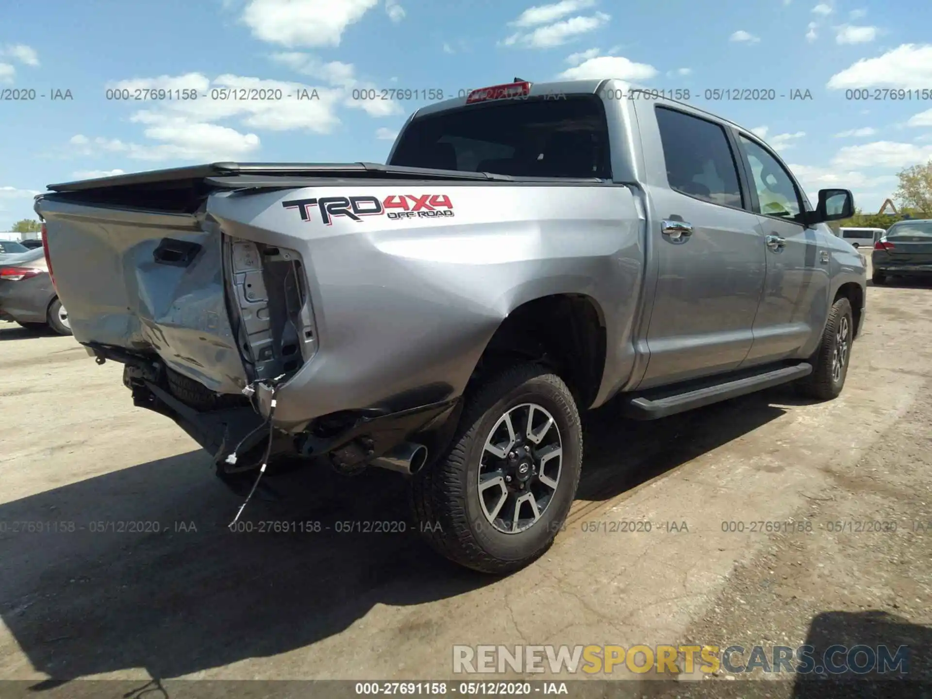 4 Photograph of a damaged car 5TFAY5F17LX872049 TOYOTA TUNDRA 4WD 2020