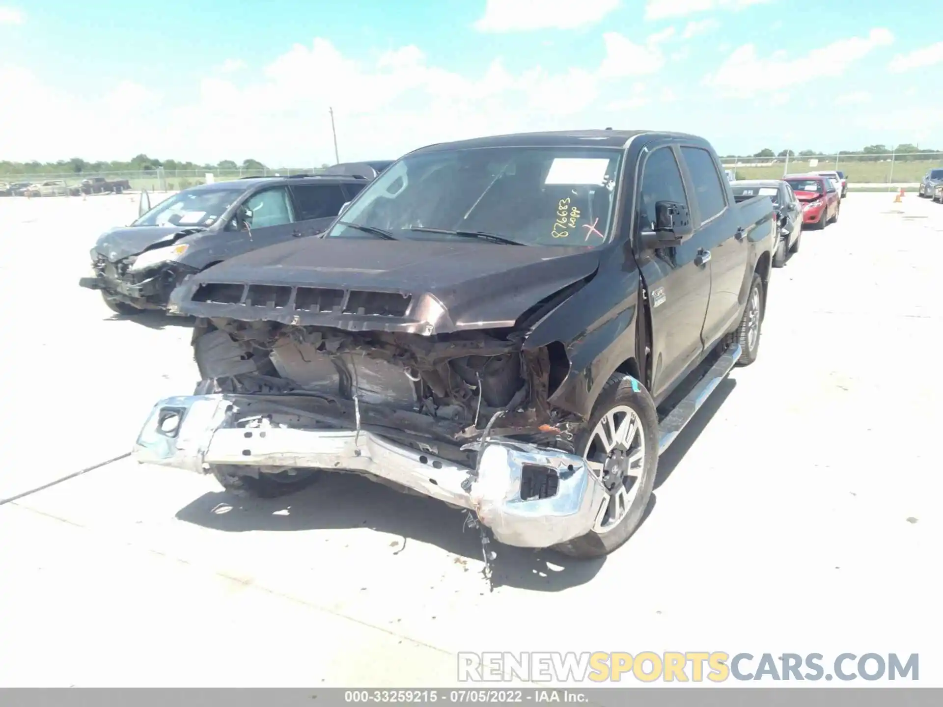 6 Photograph of a damaged car 5TFAY5F17LX876683 TOYOTA TUNDRA 4WD 2020