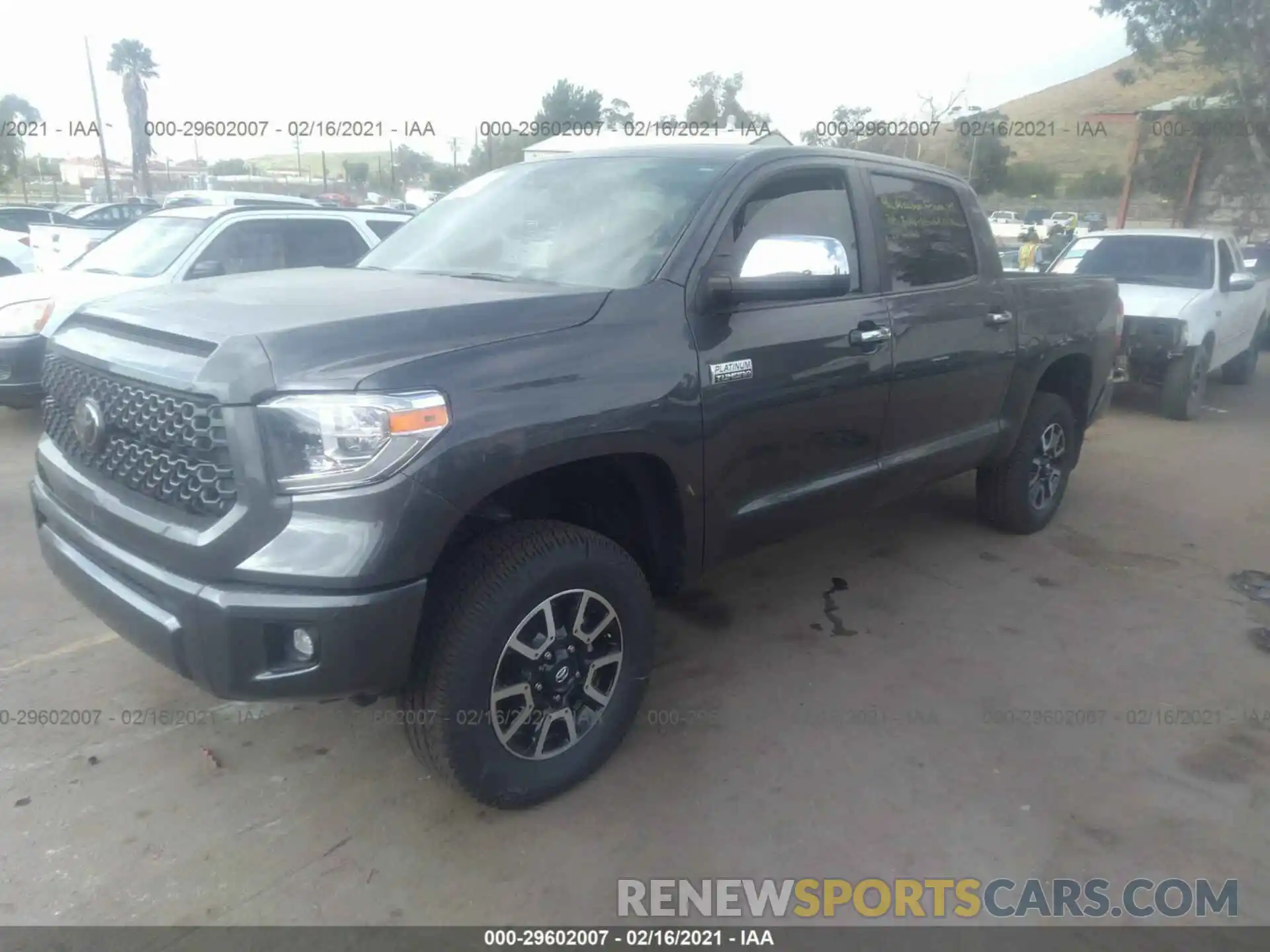 2 Photograph of a damaged car 5TFAY5F17LX886632 TOYOTA TUNDRA 4WD 2020