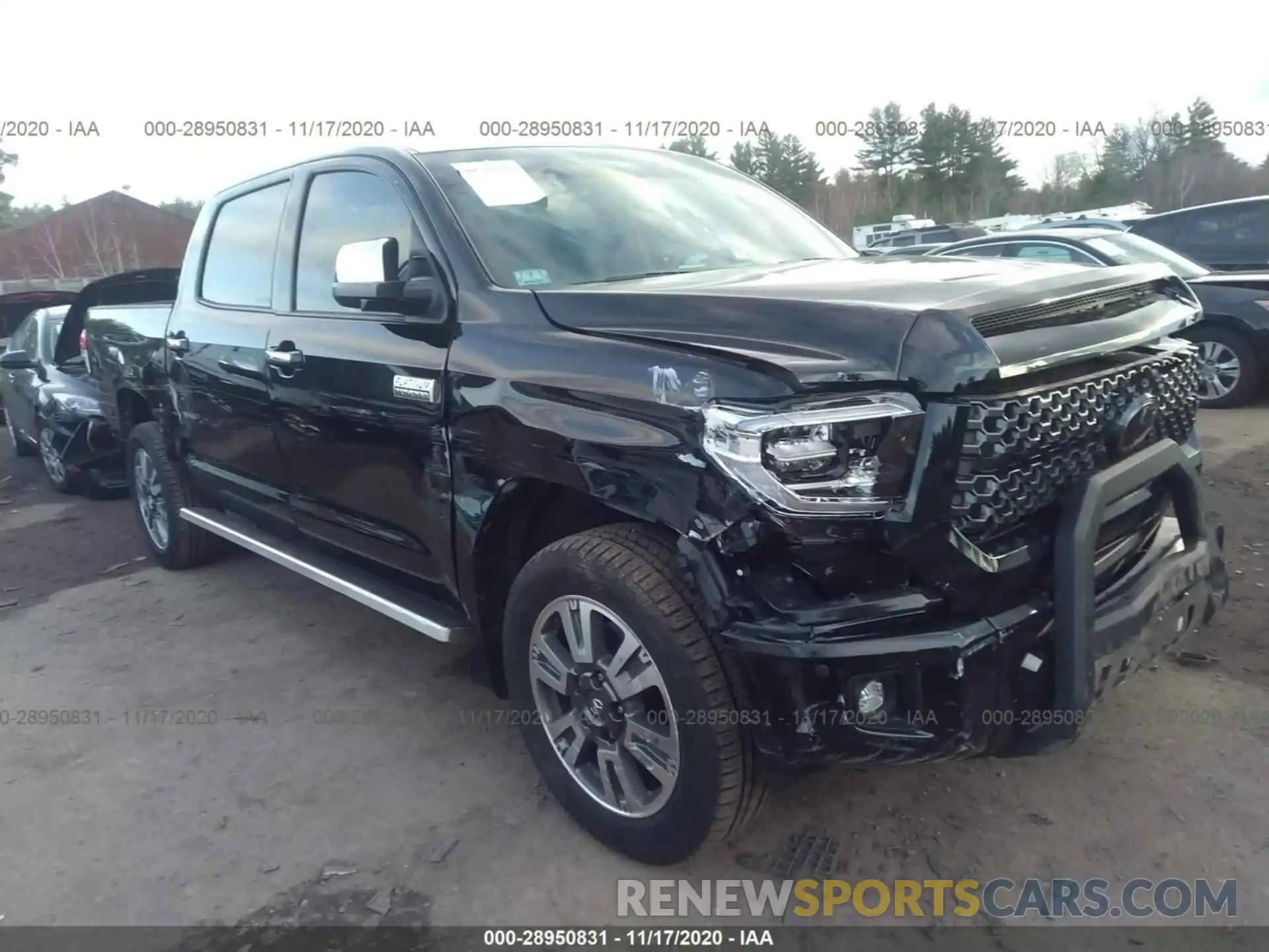 1 Photograph of a damaged car 5TFAY5F17LX903008 TOYOTA TUNDRA 4WD 2020