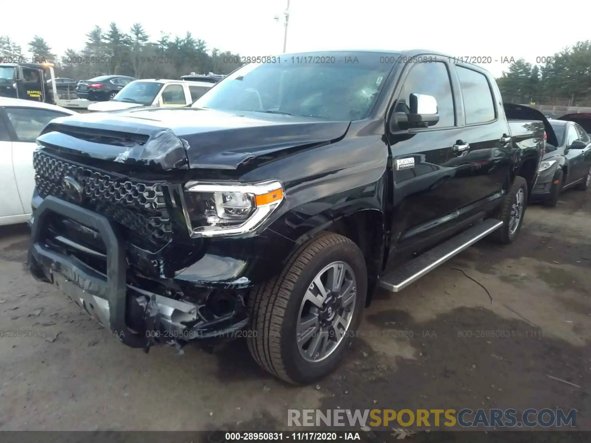 2 Photograph of a damaged car 5TFAY5F17LX903008 TOYOTA TUNDRA 4WD 2020