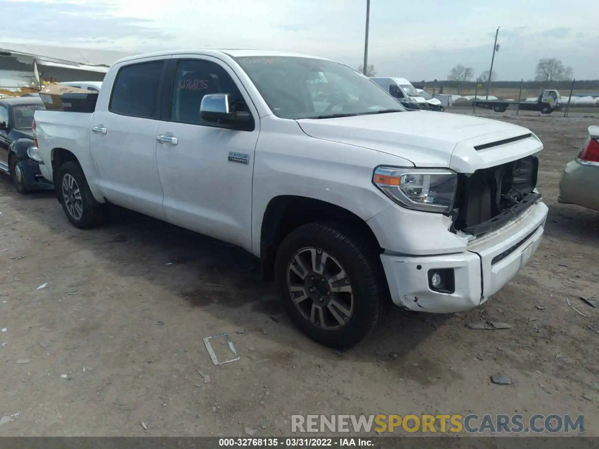 1 Photograph of a damaged car 5TFAY5F18LX878071 TOYOTA TUNDRA 4WD 2020