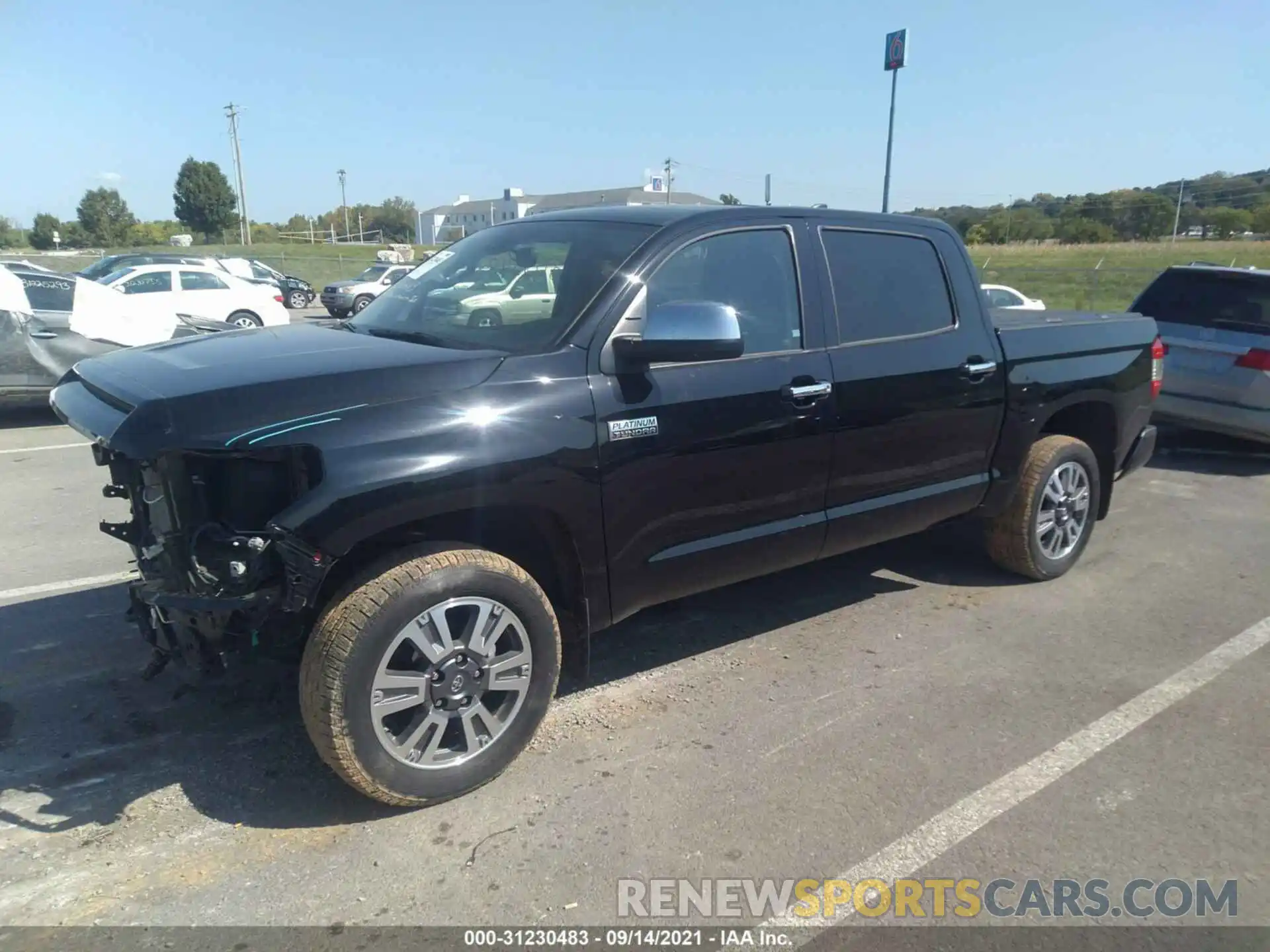 2 Photograph of a damaged car 5TFAY5F18LX912140 TOYOTA TUNDRA 4WD 2020