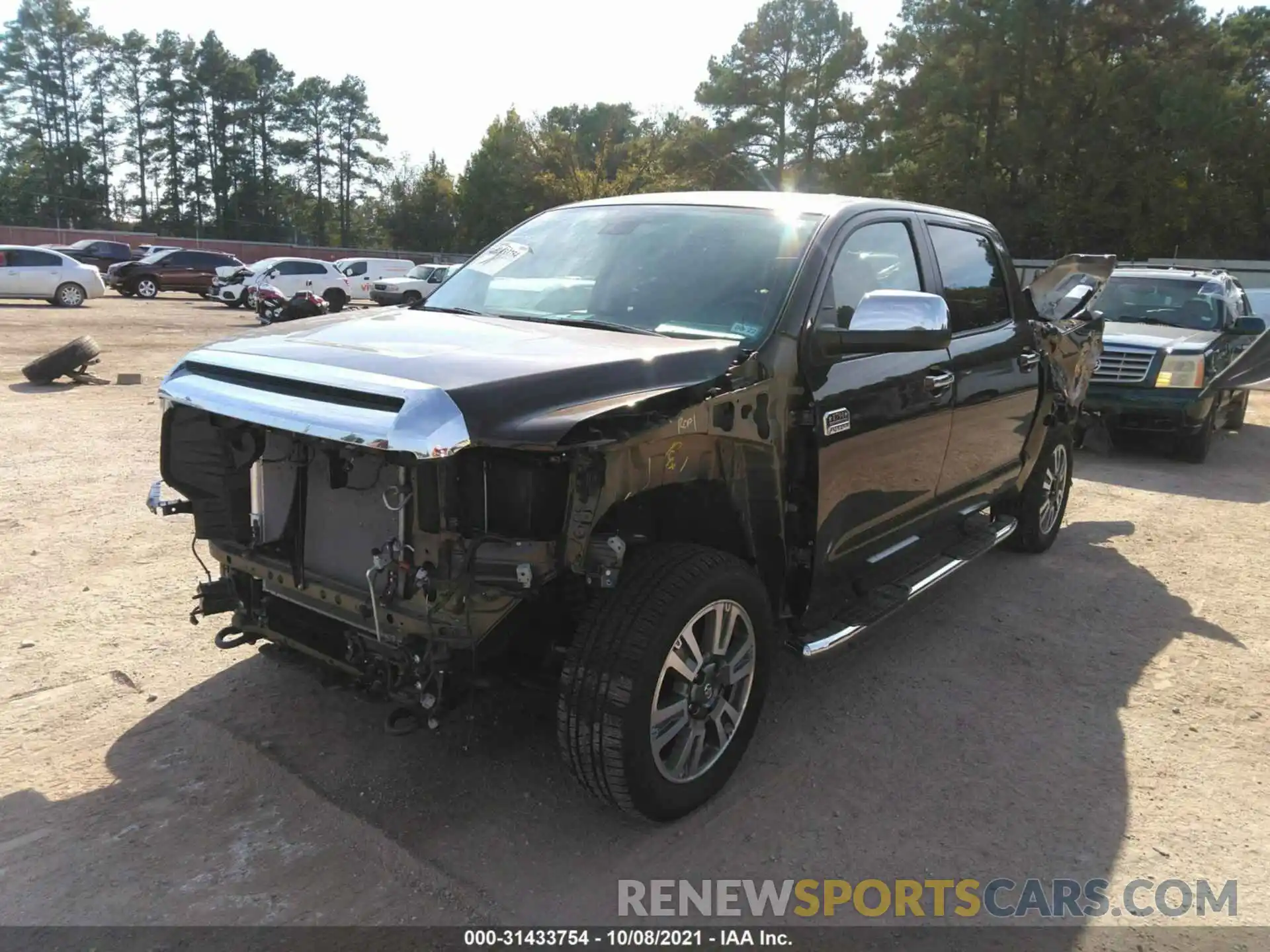 2 Photograph of a damaged car 5TFAY5F18LX951729 TOYOTA TUNDRA 4WD 2020