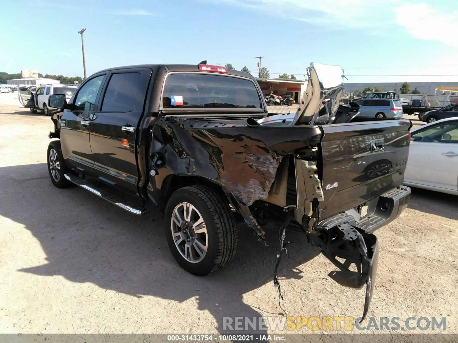 3 Photograph of a damaged car 5TFAY5F18LX951729 TOYOTA TUNDRA 4WD 2020