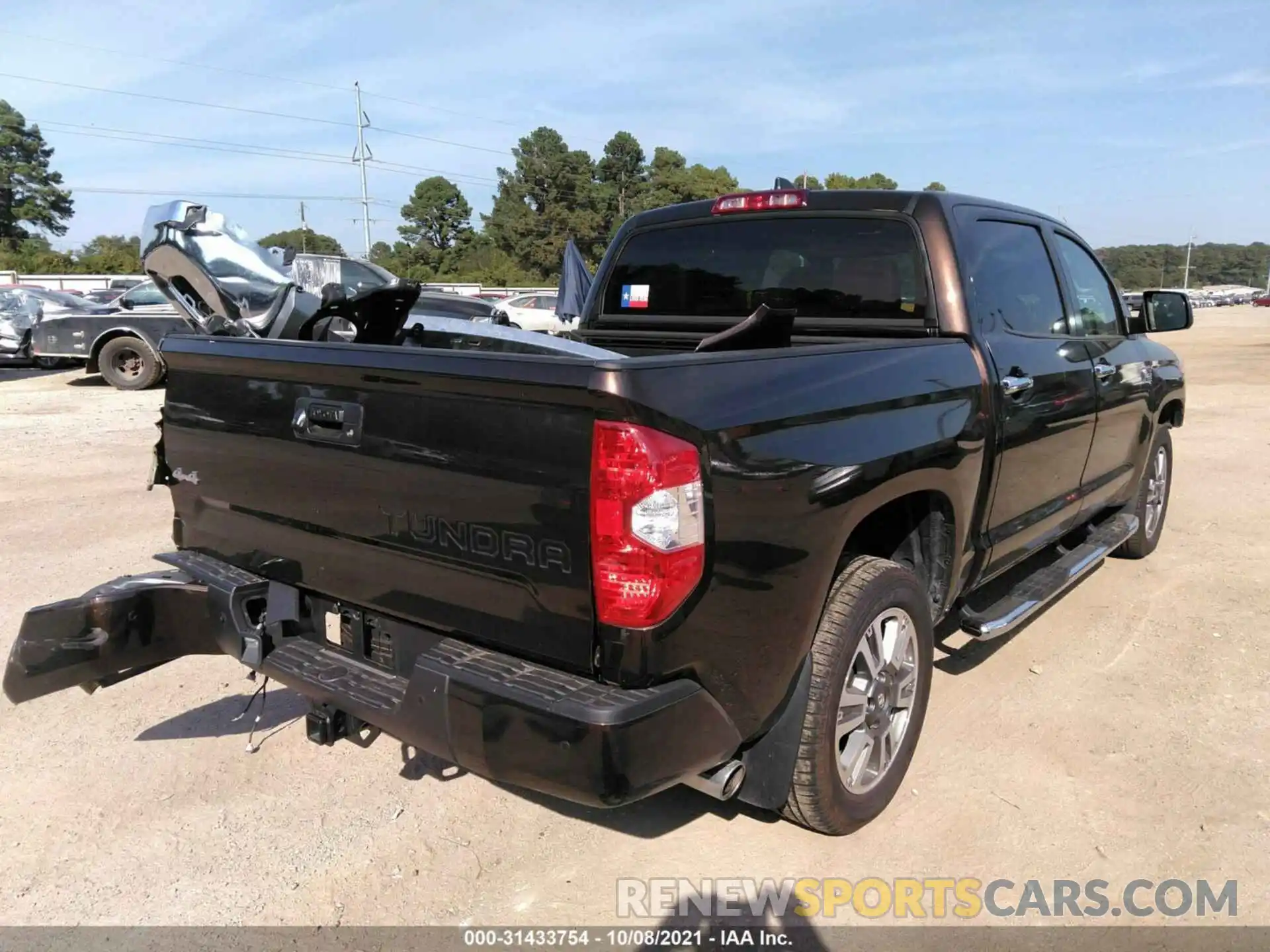 4 Photograph of a damaged car 5TFAY5F18LX951729 TOYOTA TUNDRA 4WD 2020