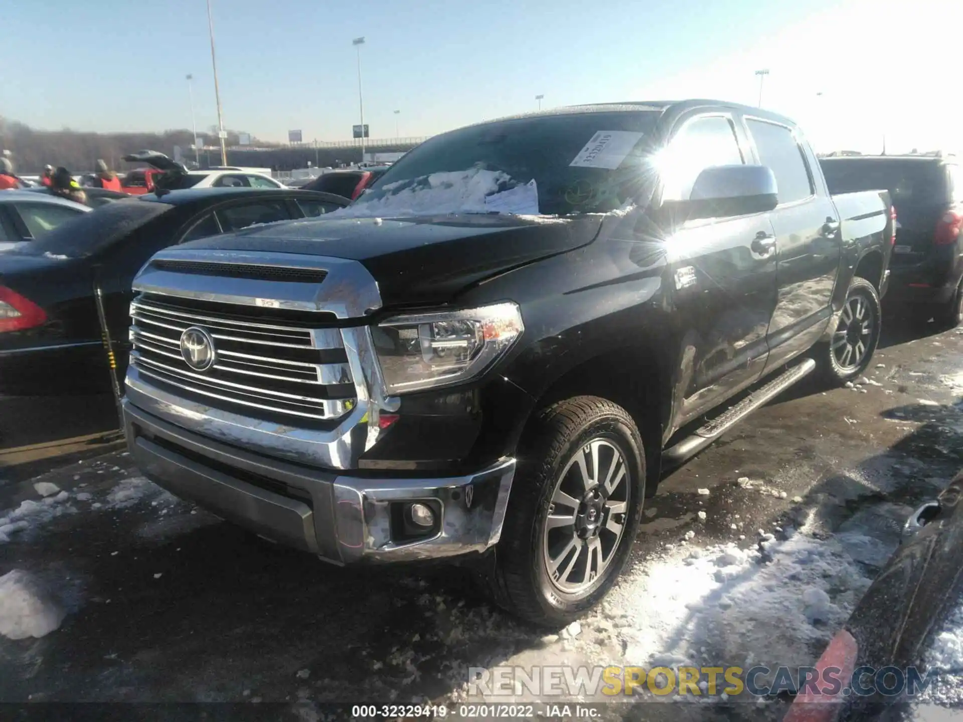 2 Photograph of a damaged car 5TFAY5F19LX871940 TOYOTA TUNDRA 4WD 2020