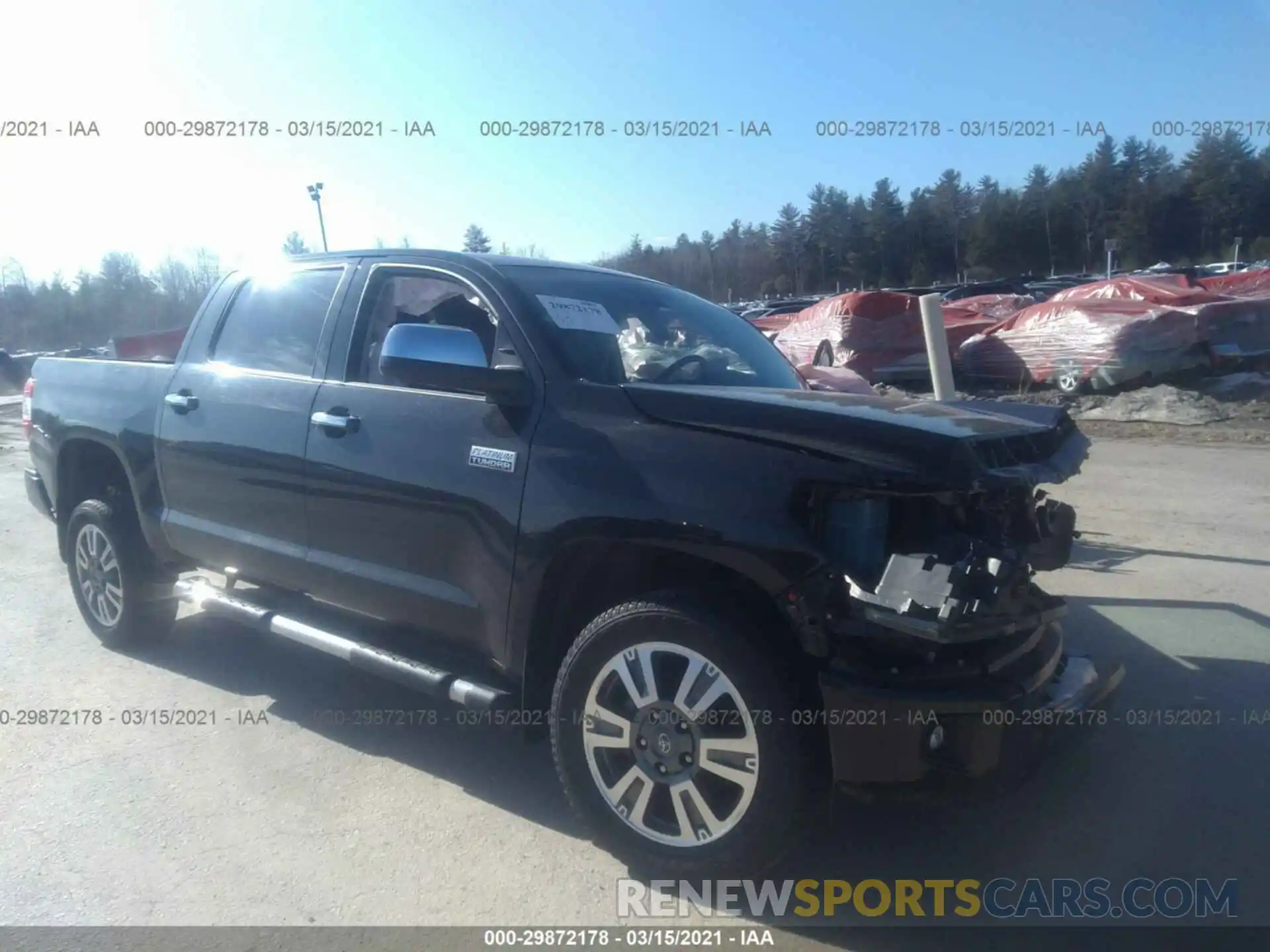 1 Photograph of a damaged car 5TFAY5F19LX898409 TOYOTA TUNDRA 4WD 2020