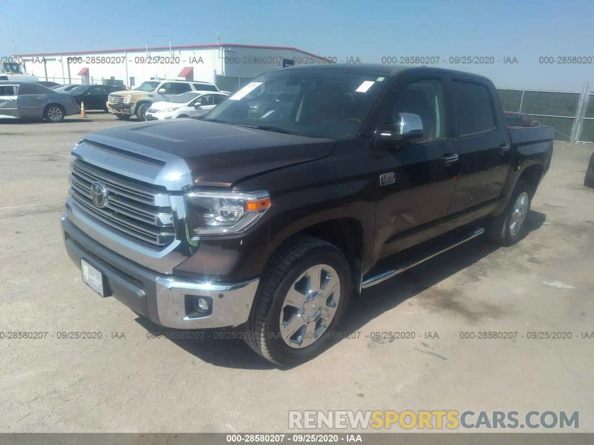 2 Photograph of a damaged car 5TFAY5F1XLX928968 TOYOTA TUNDRA 4WD 2020